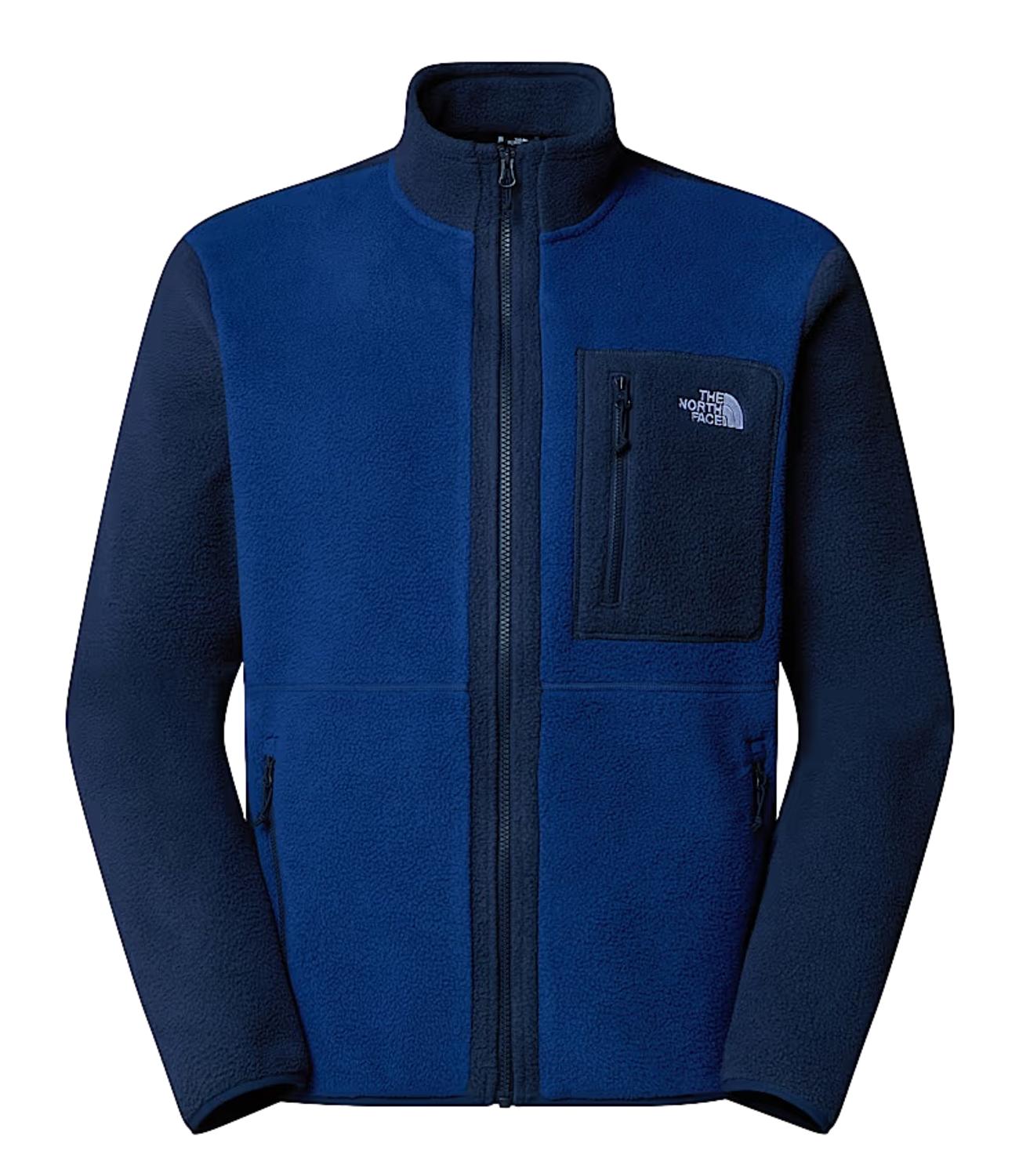Giacca in pile Yumiori blue e bluette