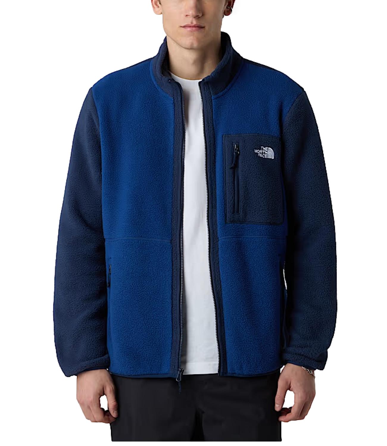 Giacca in pile Yumiori blue e bluette