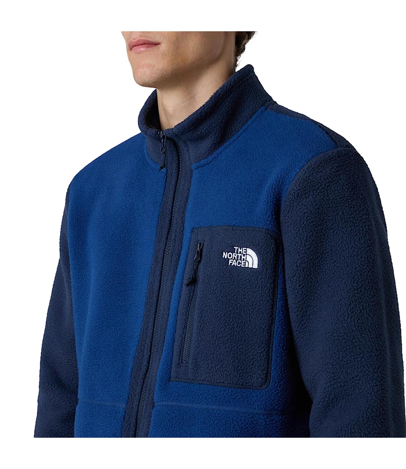 Giacca in pile Yumiori blue e bluette