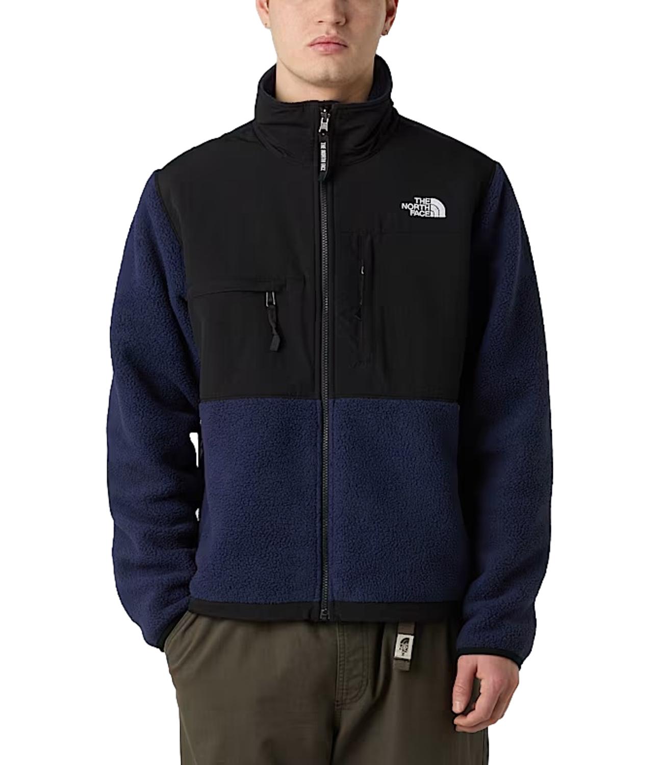 Giacca Retro Denali blu black full zip