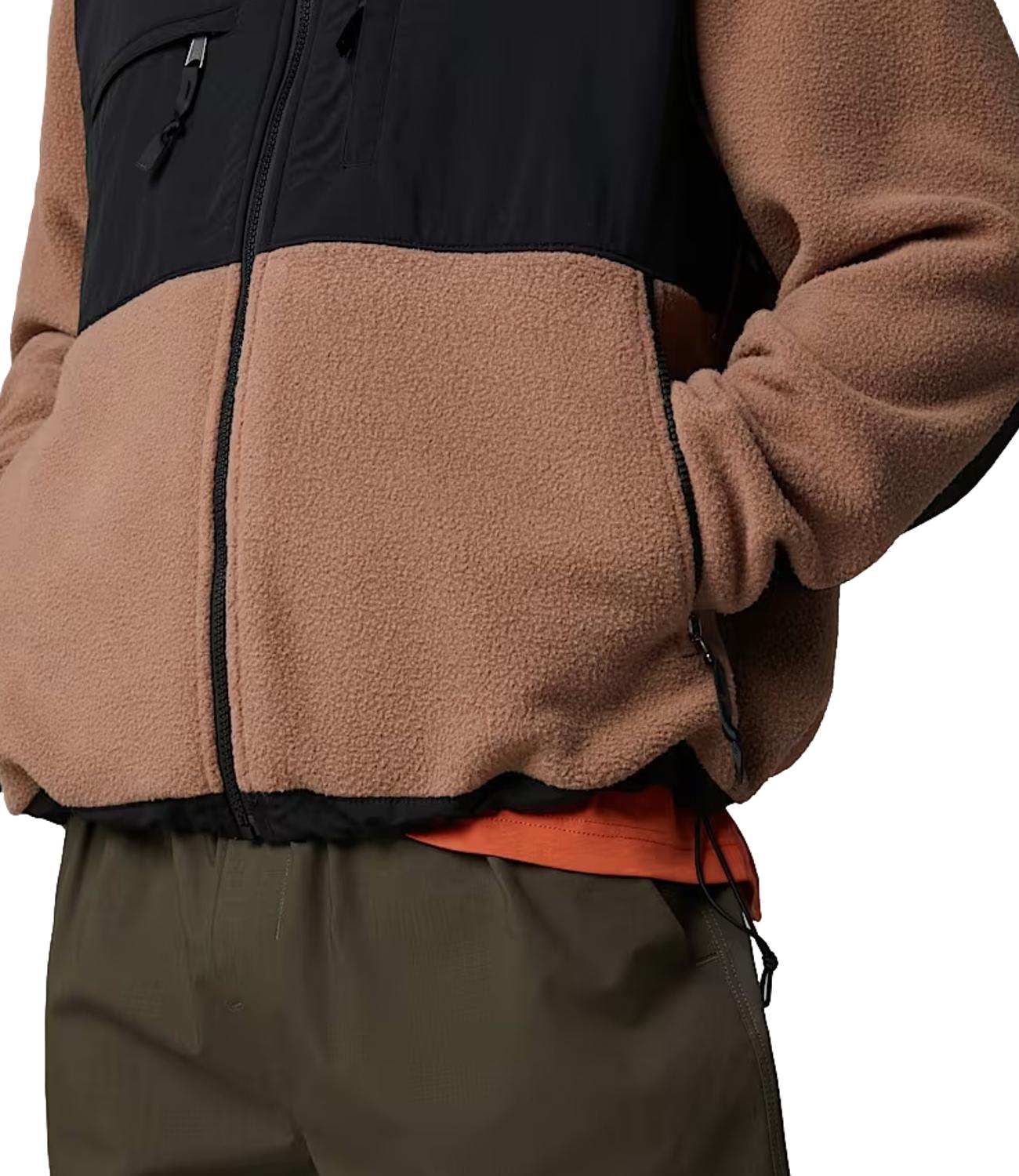 Giacca Retro Denali beige brown black full zip