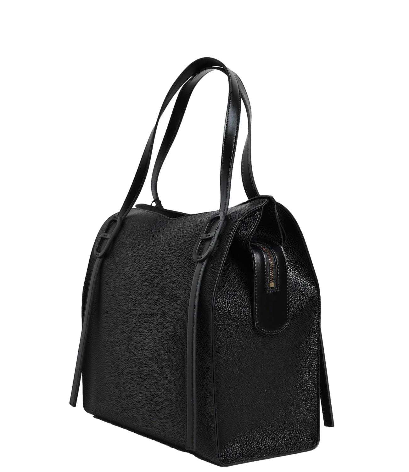 Twinset Tote C/Logo Oval T Nero Donna