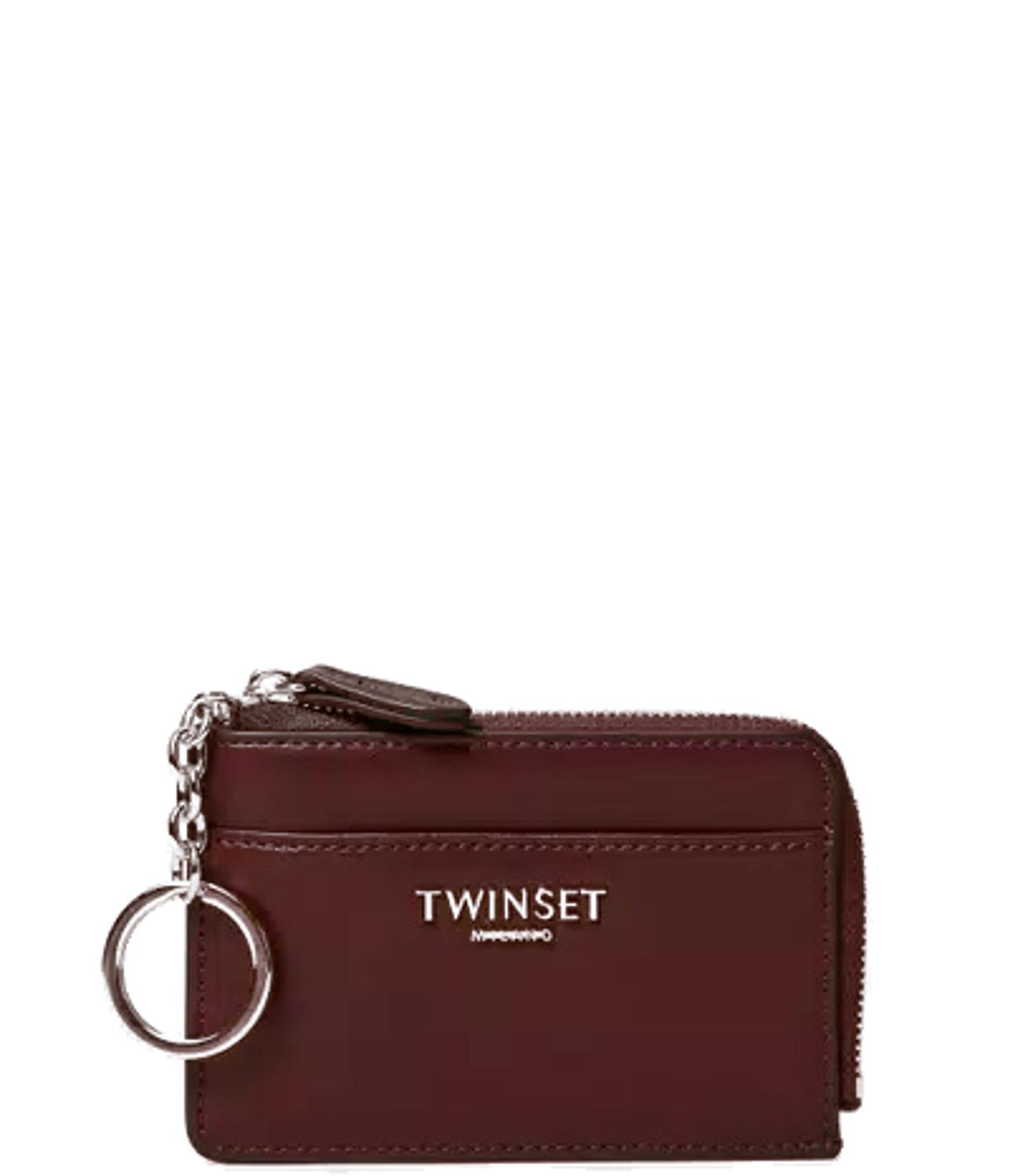 Twinset Portacarte Purple Eden Donna