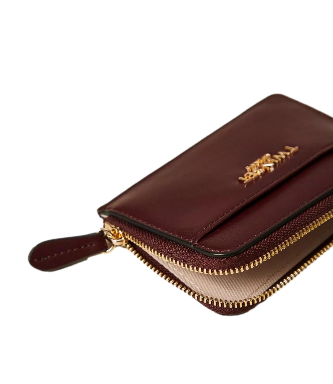 Twinset Portacarte Purple Eden Donna