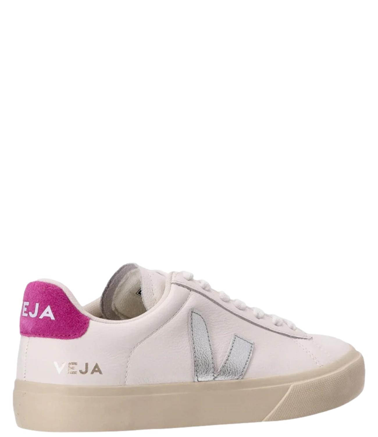Sneaker bianca retro viola