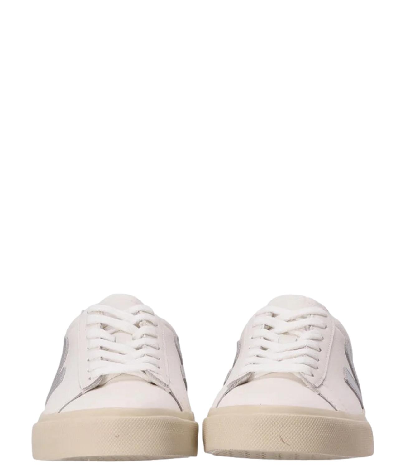 Sneaker bianca retro viola