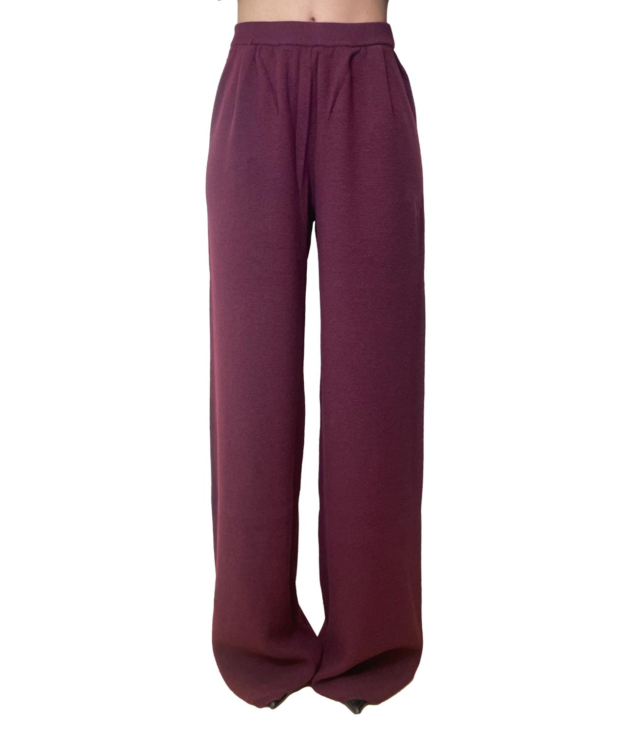 VICOLO pantalone bordeaux donna