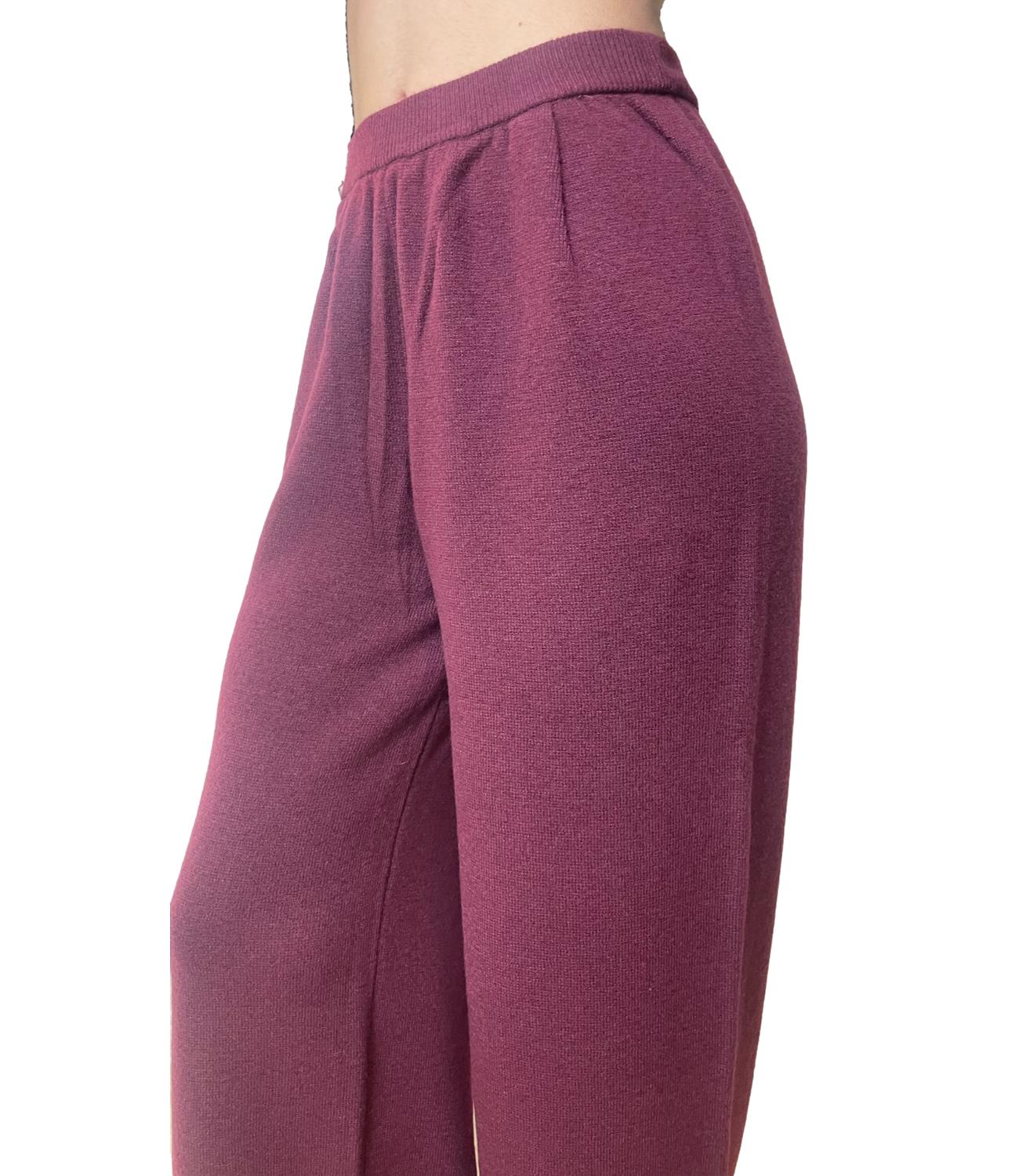 VICOLO pantalone bordeaux donna