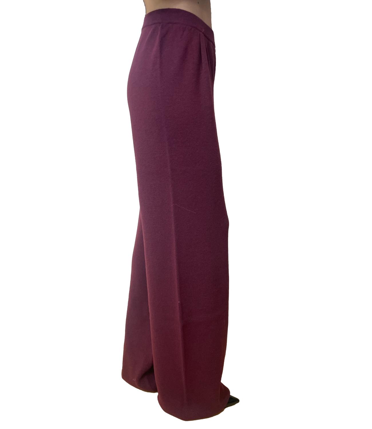 VICOLO pantalone bordeaux donna