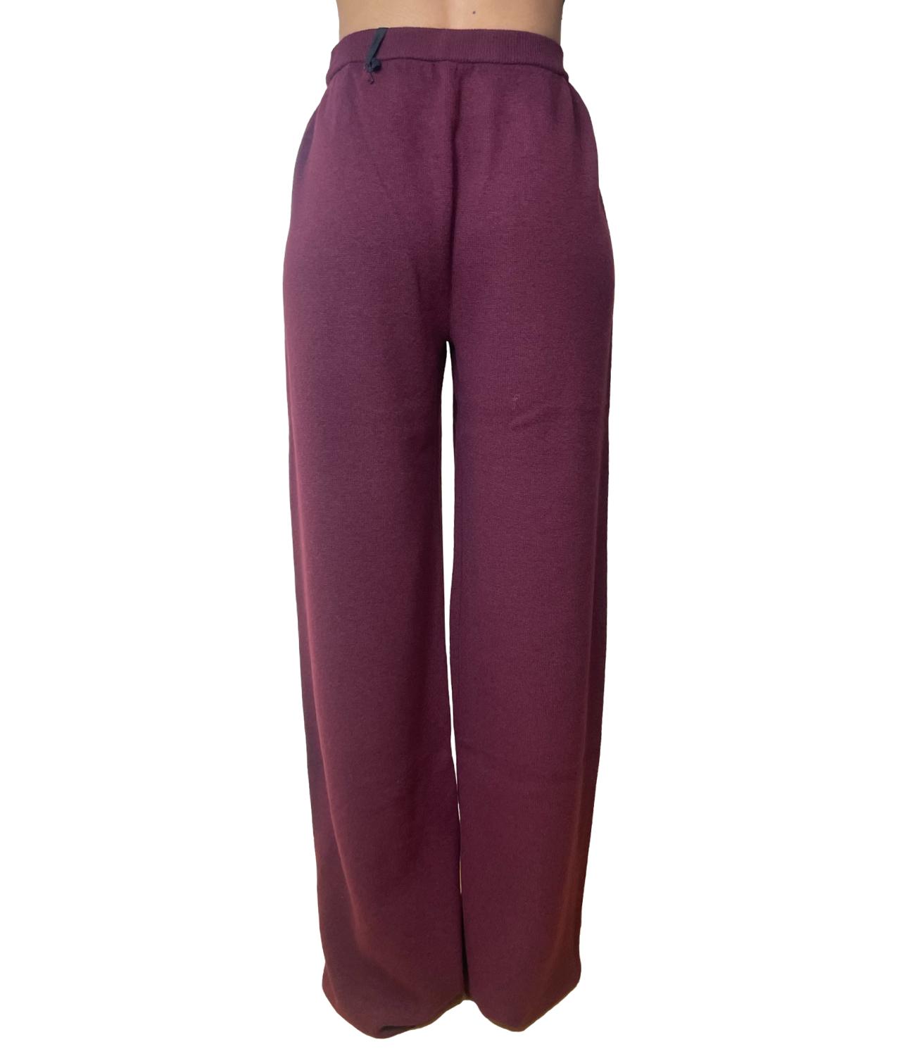 VICOLO pantalone bordeaux donna