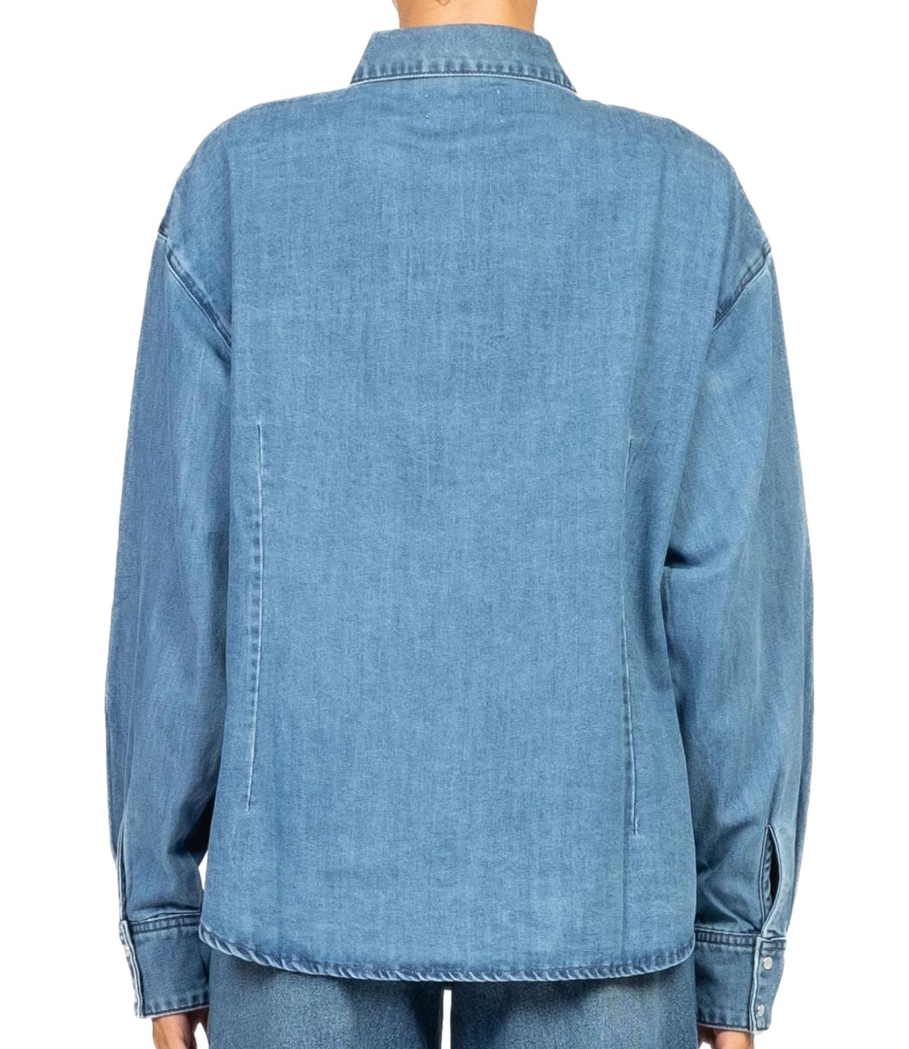 Vicolo Camicia Denim Blu Donna