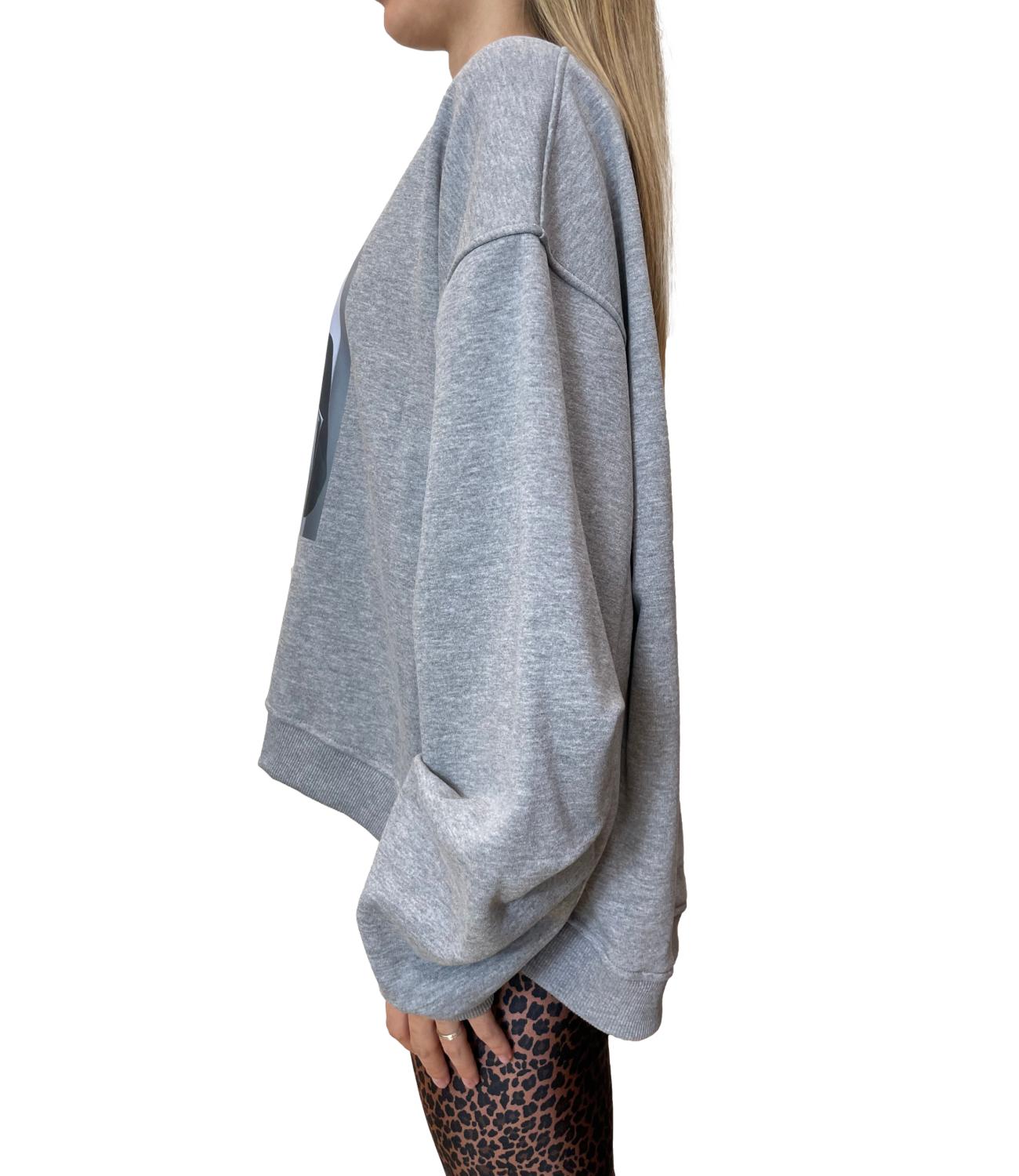 Vicolo Felpa Grigio Donna