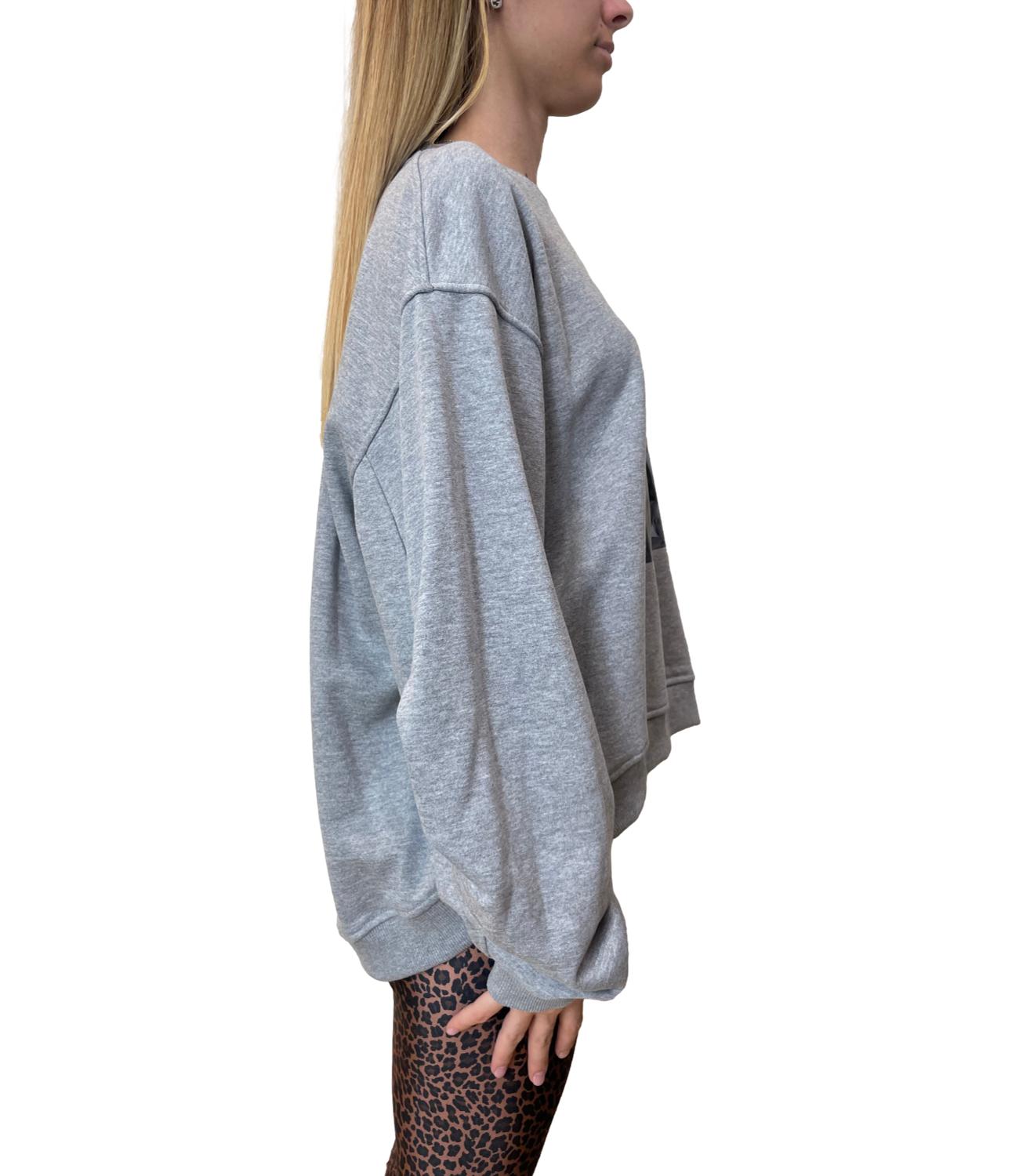 Vicolo Felpa Grigio Donna