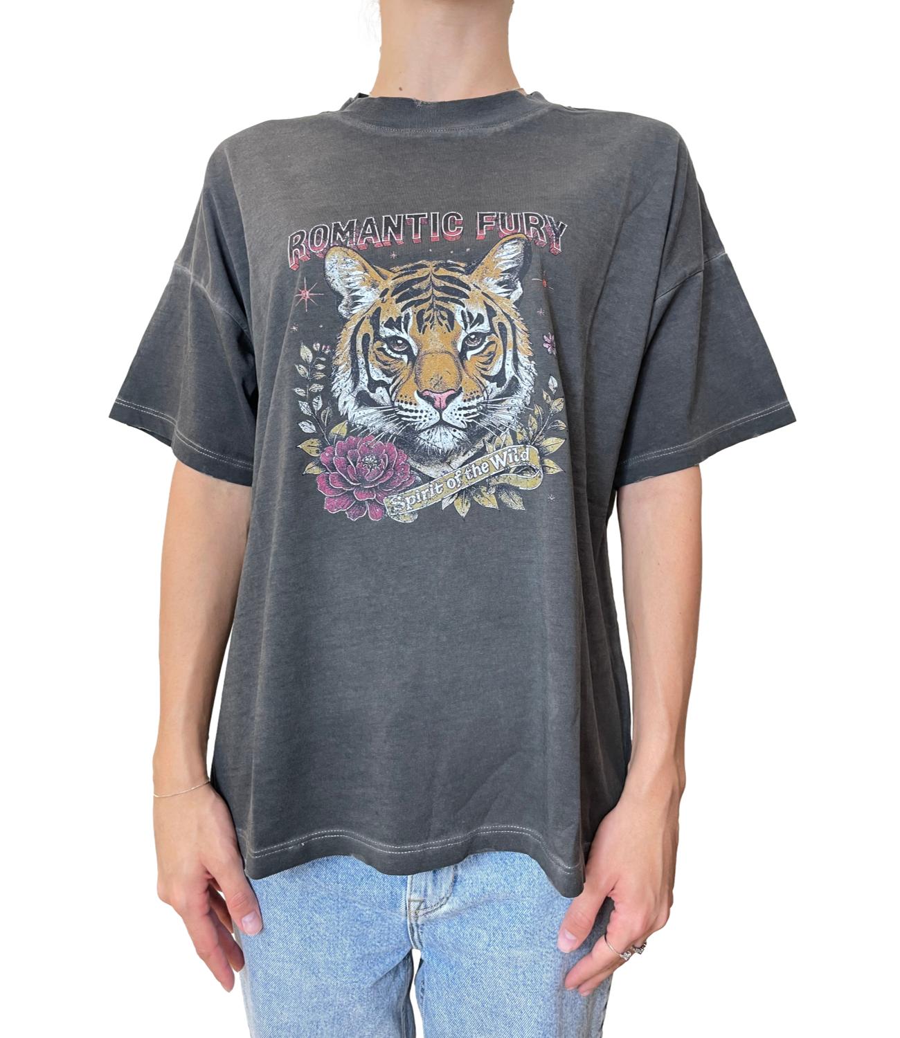 Vicolo T-shirt Romantic Fury Nero Donna