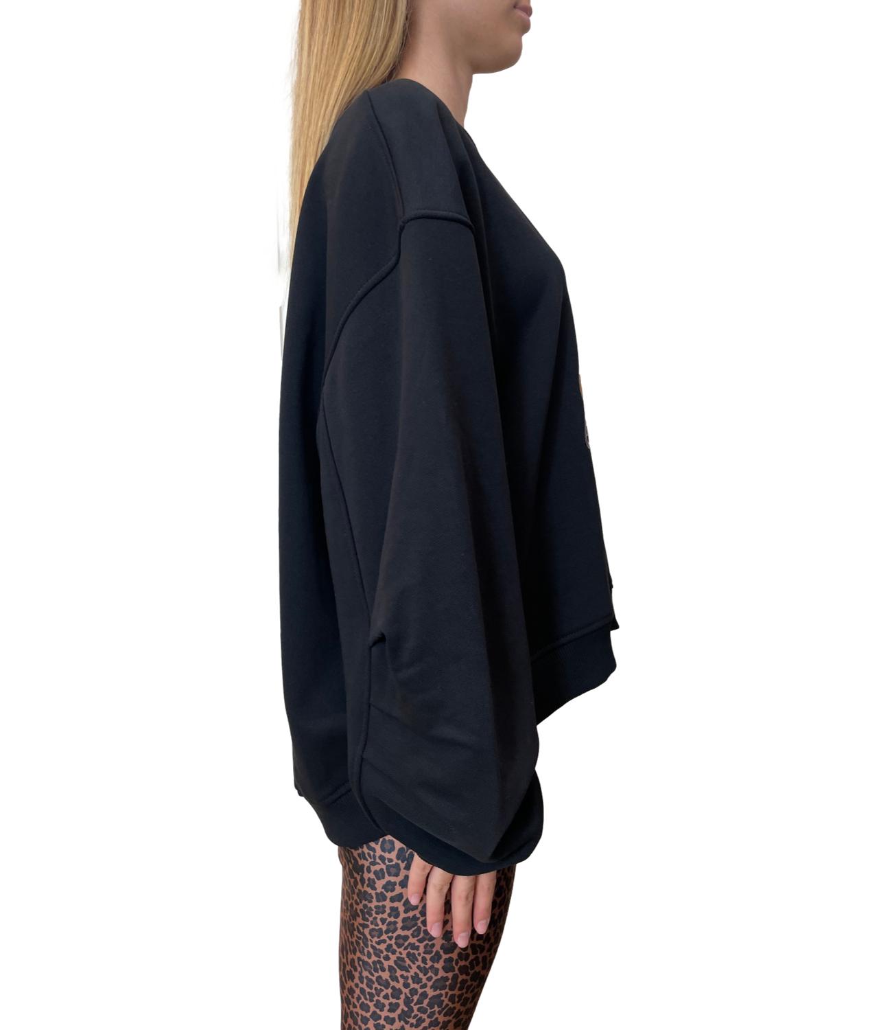 Vicolo Felpa Nera Donna