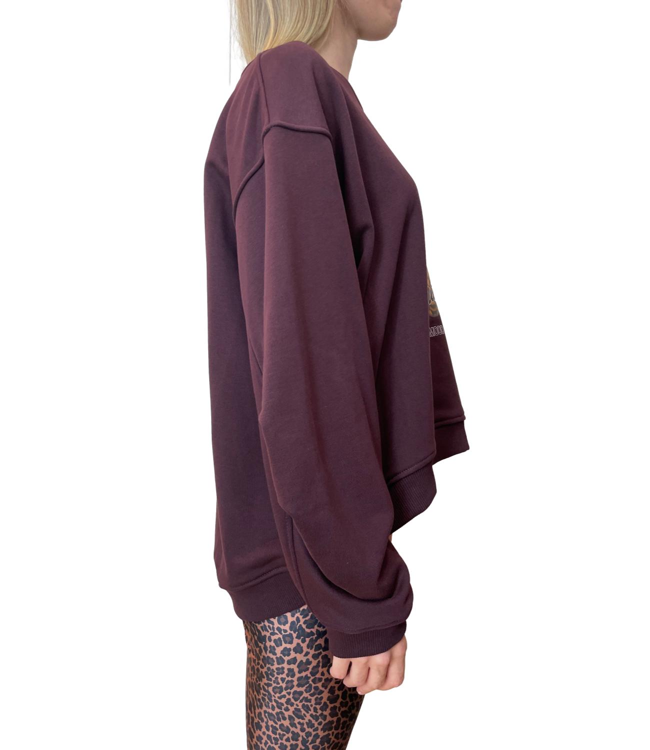 Vicolo Felpa Vino Donna