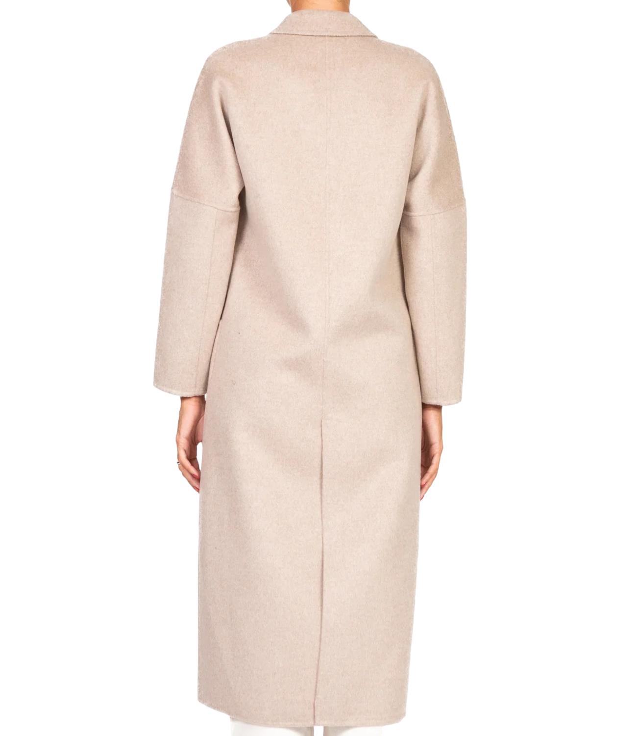 Vicolo Cappotto Lungo Beige Donna
