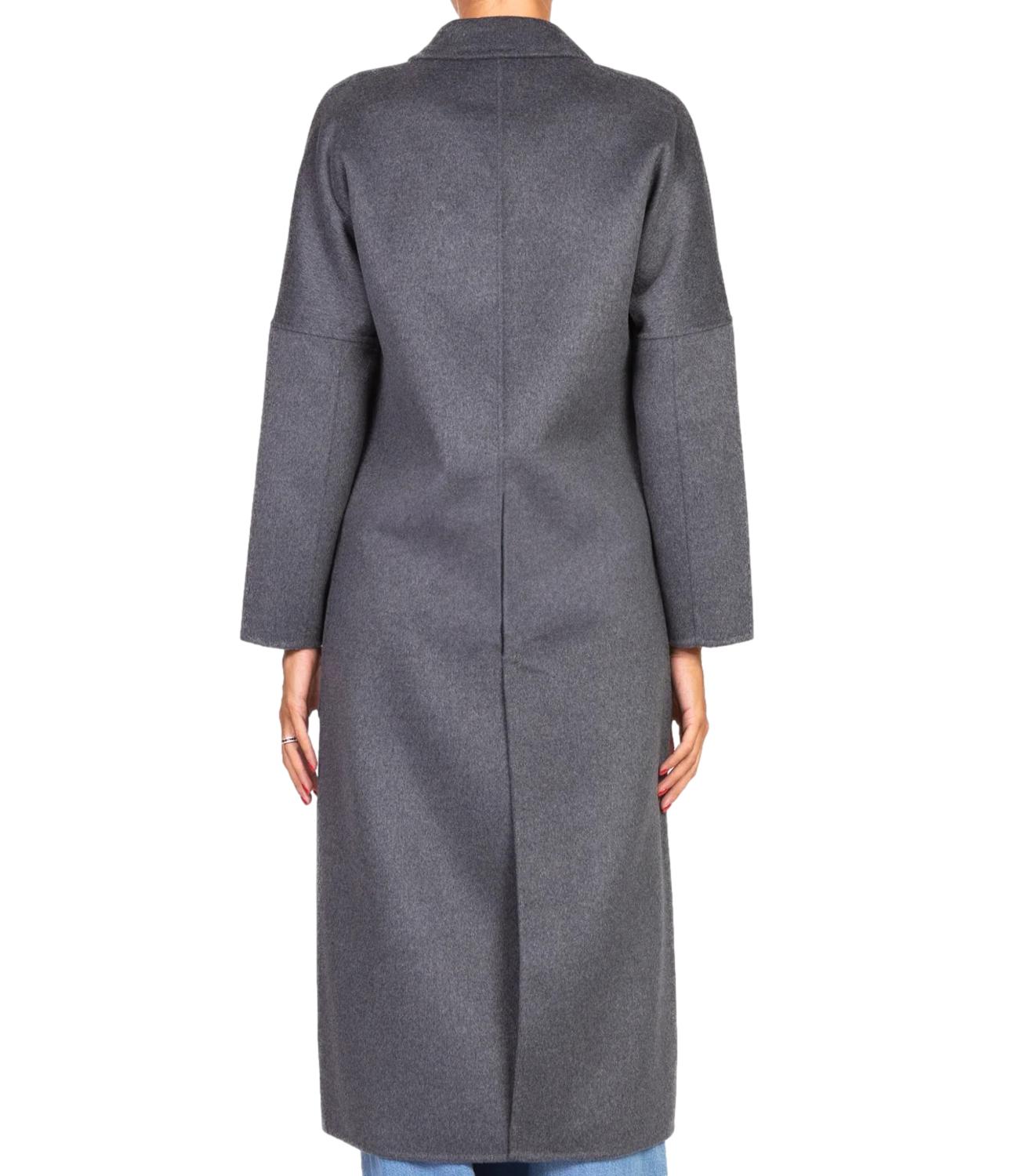 Vicolo Cappotto Lungo Grigio Donna