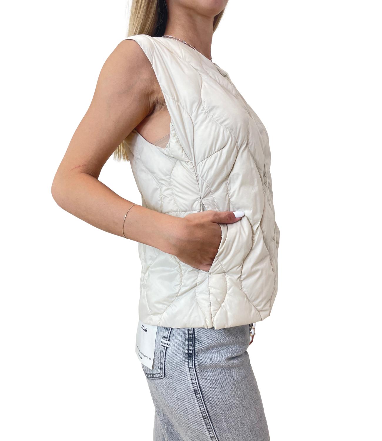 Vicolo Gilet Bianco Donna