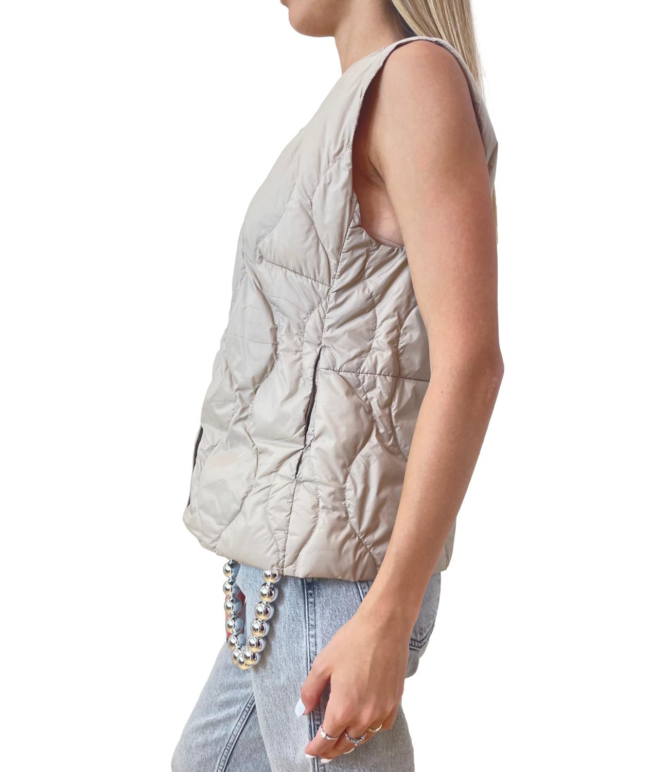 Vicolo Gilet Tortora Donna