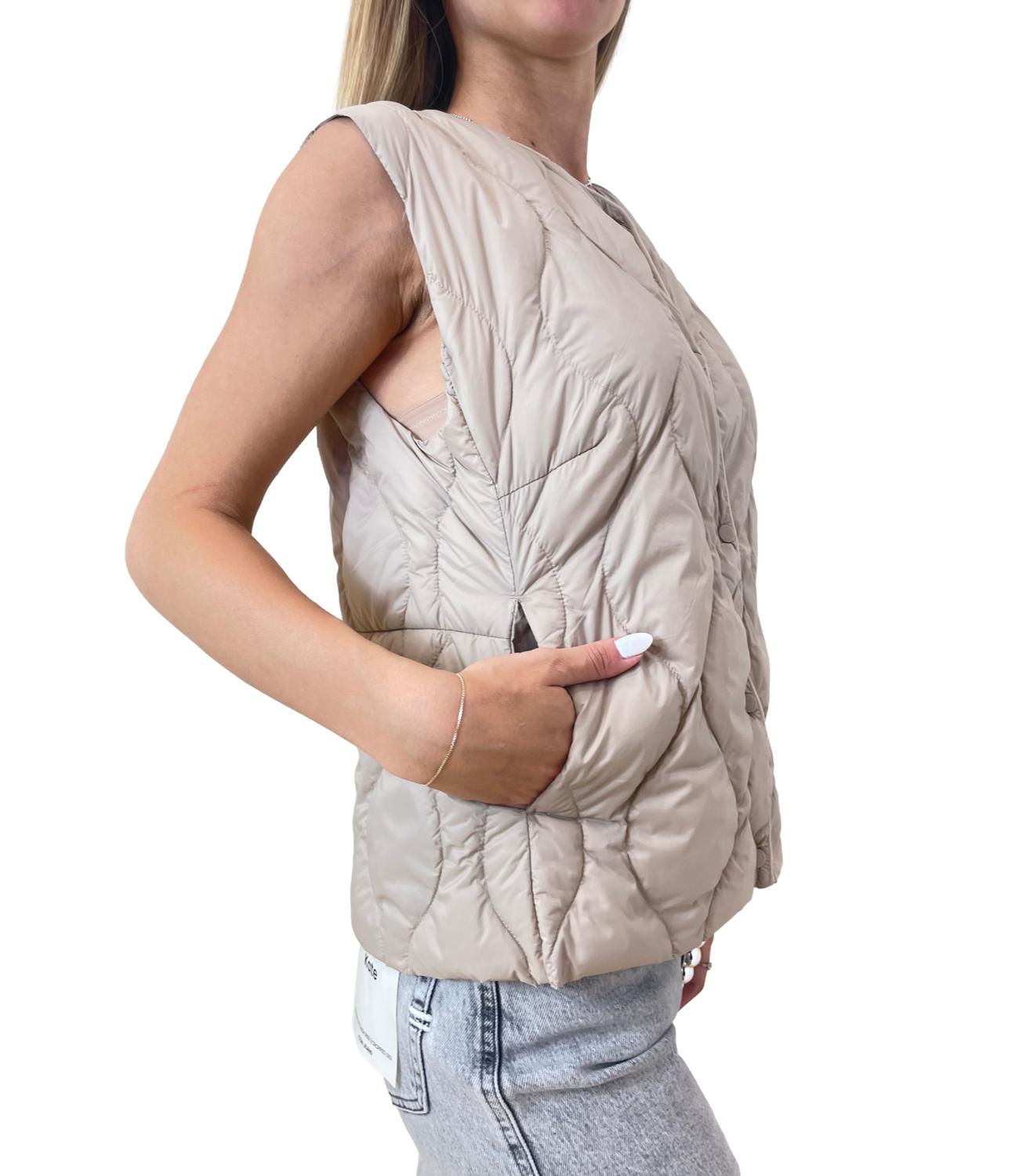 Vicolo Gilet Tortora Donna