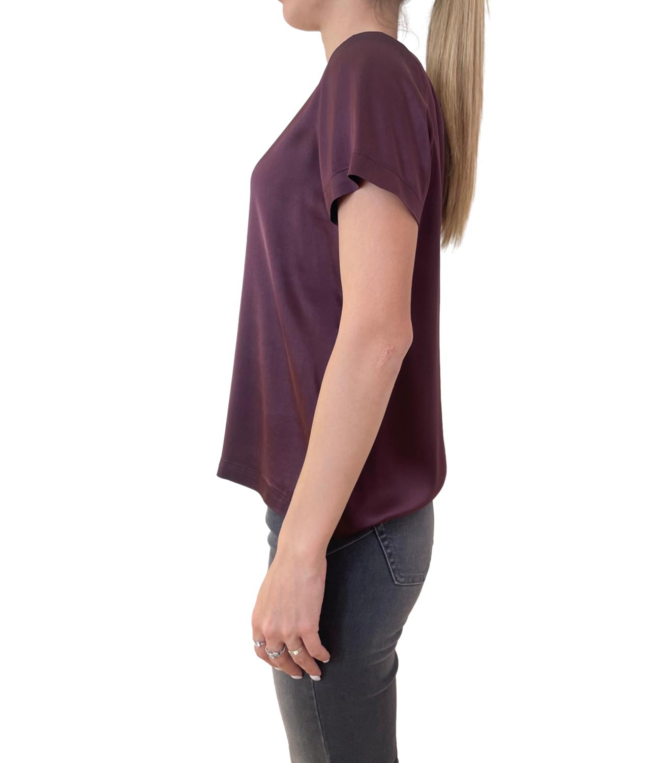 Vicolo T-shirt Raso Vino Donna