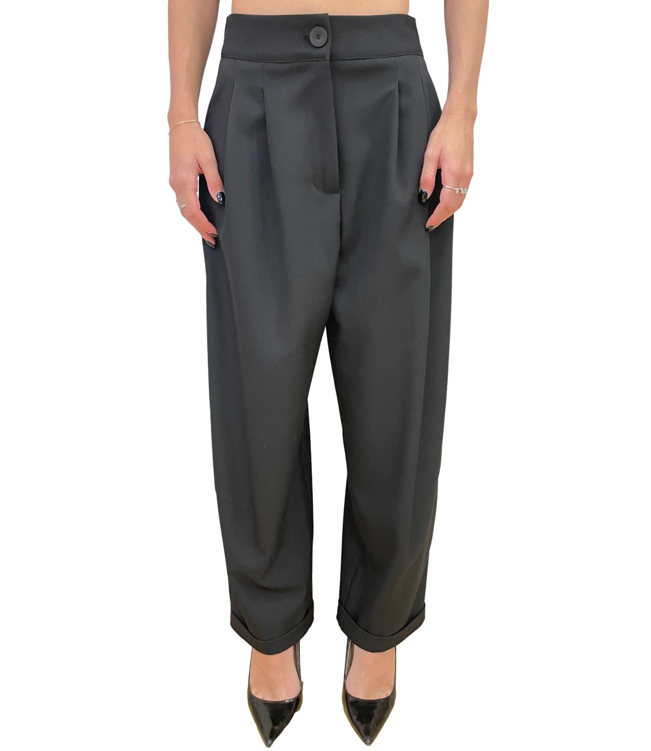 Vicolo Pantalone Balloon Nero Donna