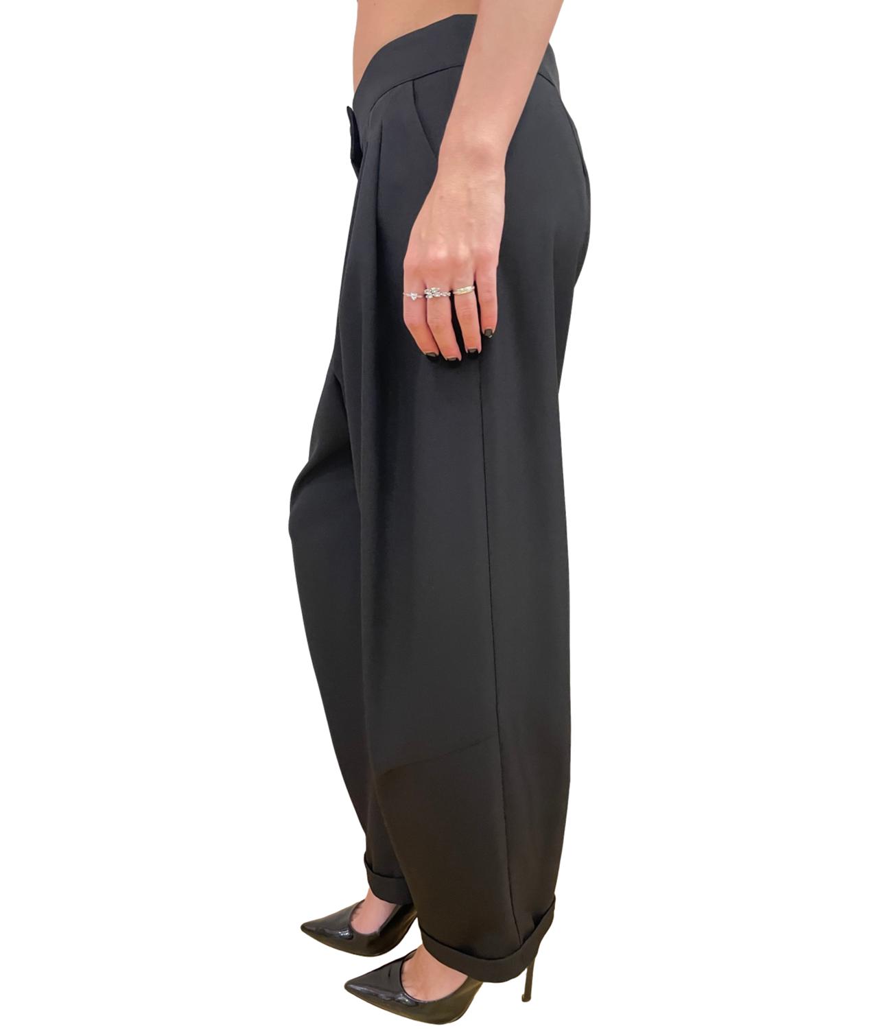 Vicolo Pantalone Balloon Nero Donna
