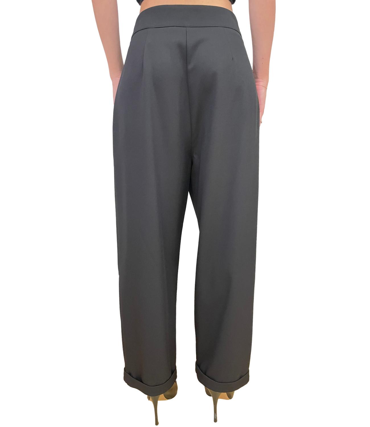 Vicolo Pantalone Balloon Nero Donna