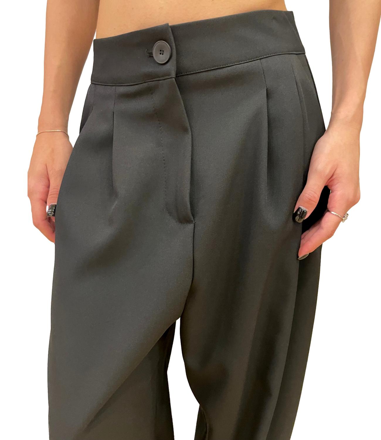 Vicolo Pantalone Balloon Nero Donna