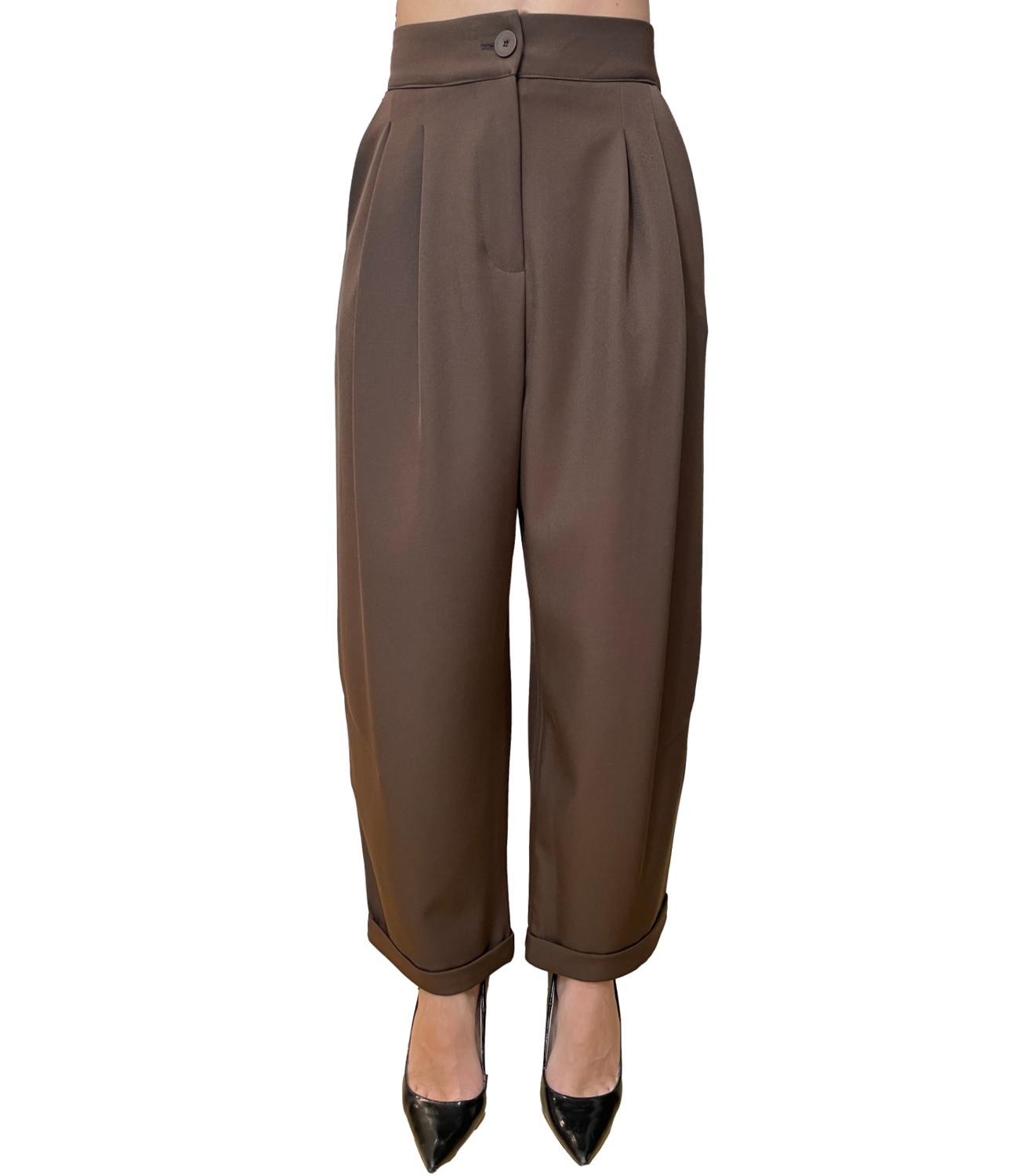 Vicolo Pantalone Balloon Cammello Donna
