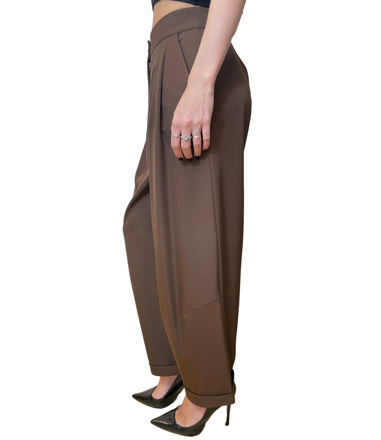 Vicolo Pantalone Balloon Cammello Donna
