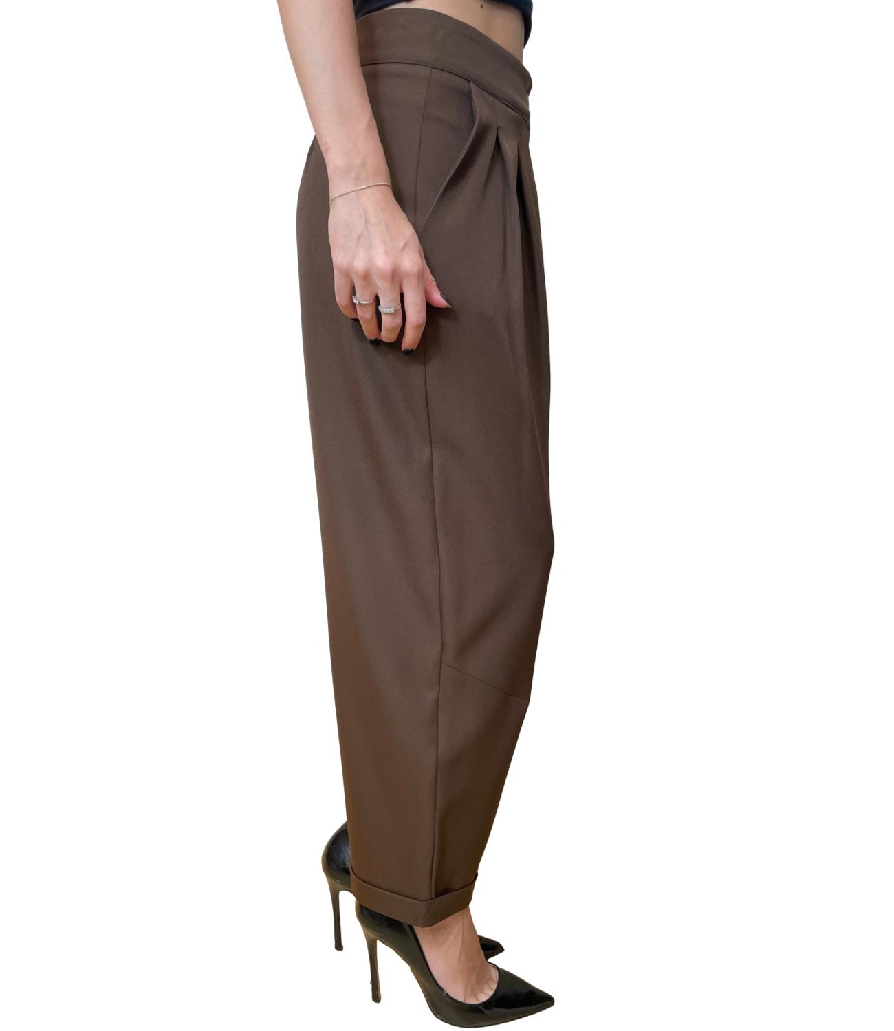 Vicolo Pantalone Balloon Cammello Donna