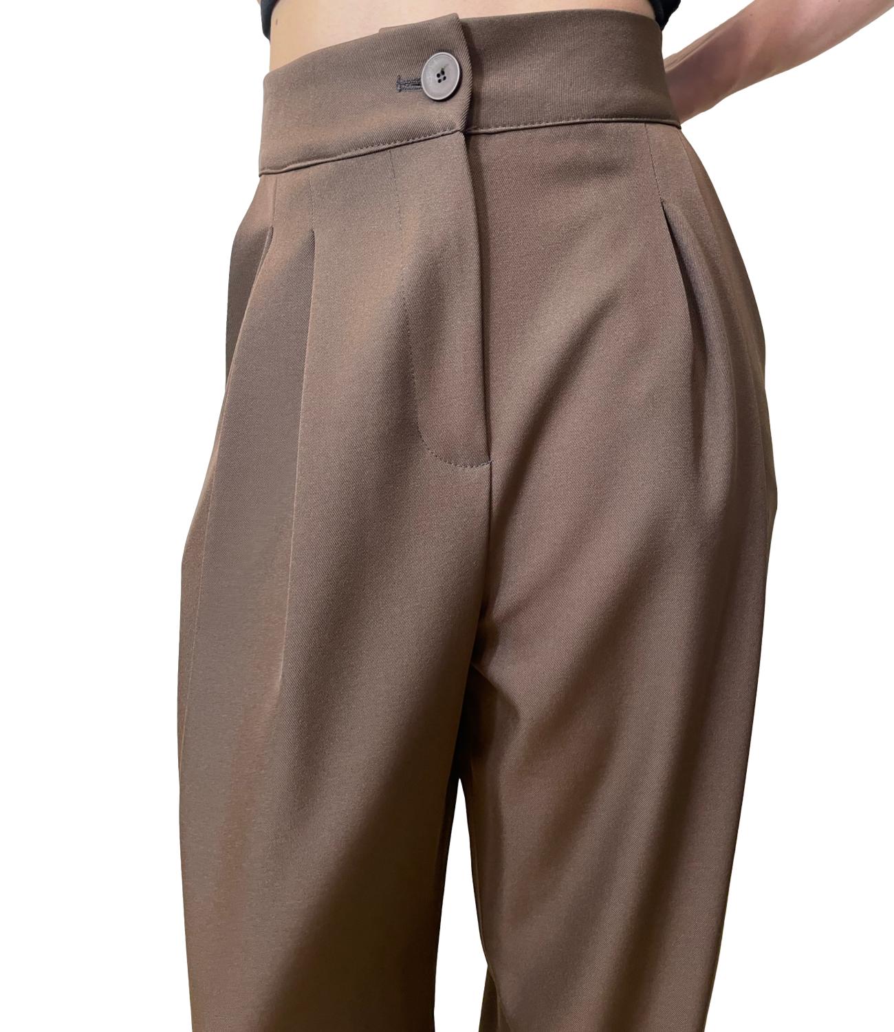 Vicolo Pantalone Balloon Cammello Donna