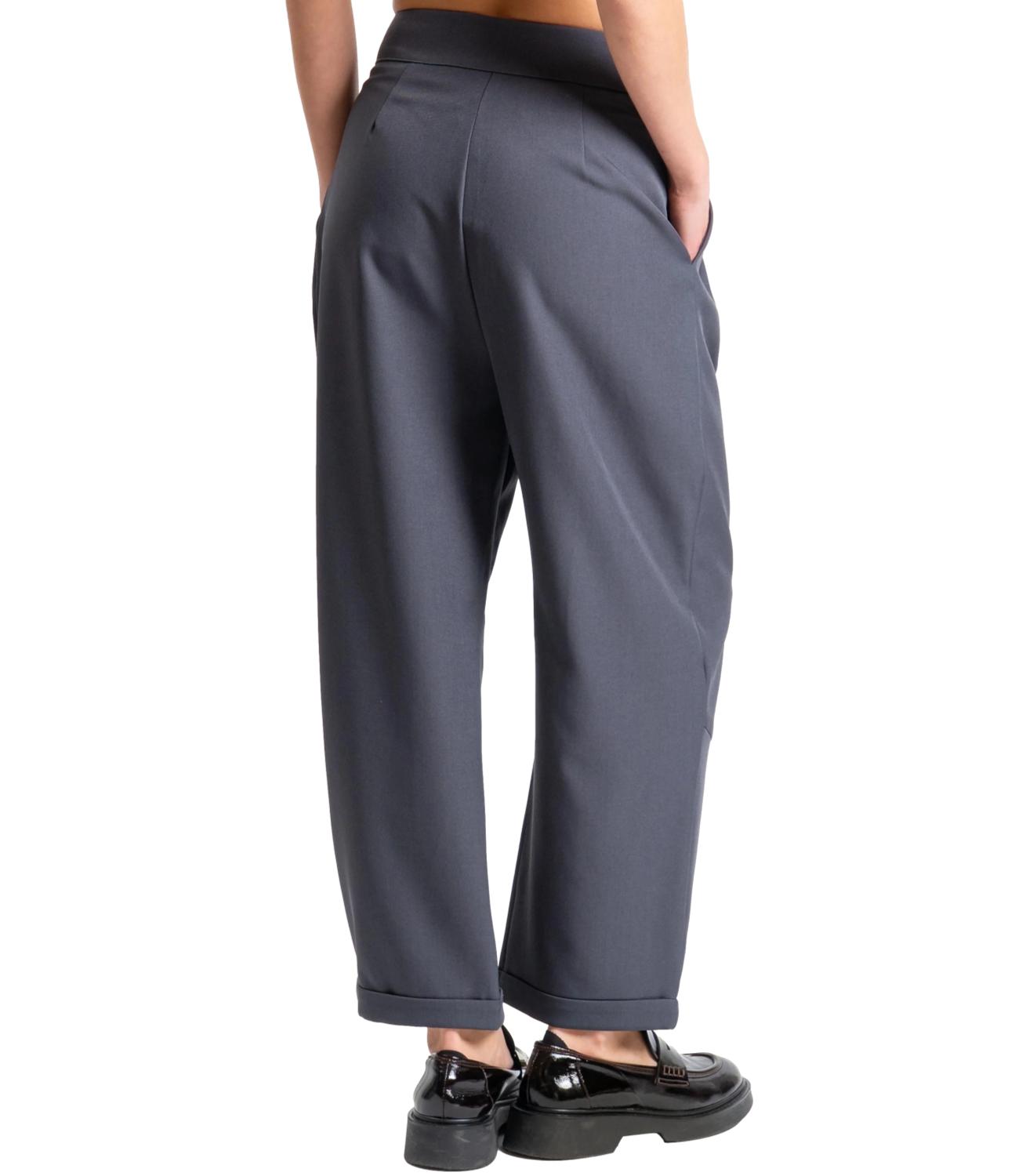 Vicolo Pantalone Balloon Grigio Donna