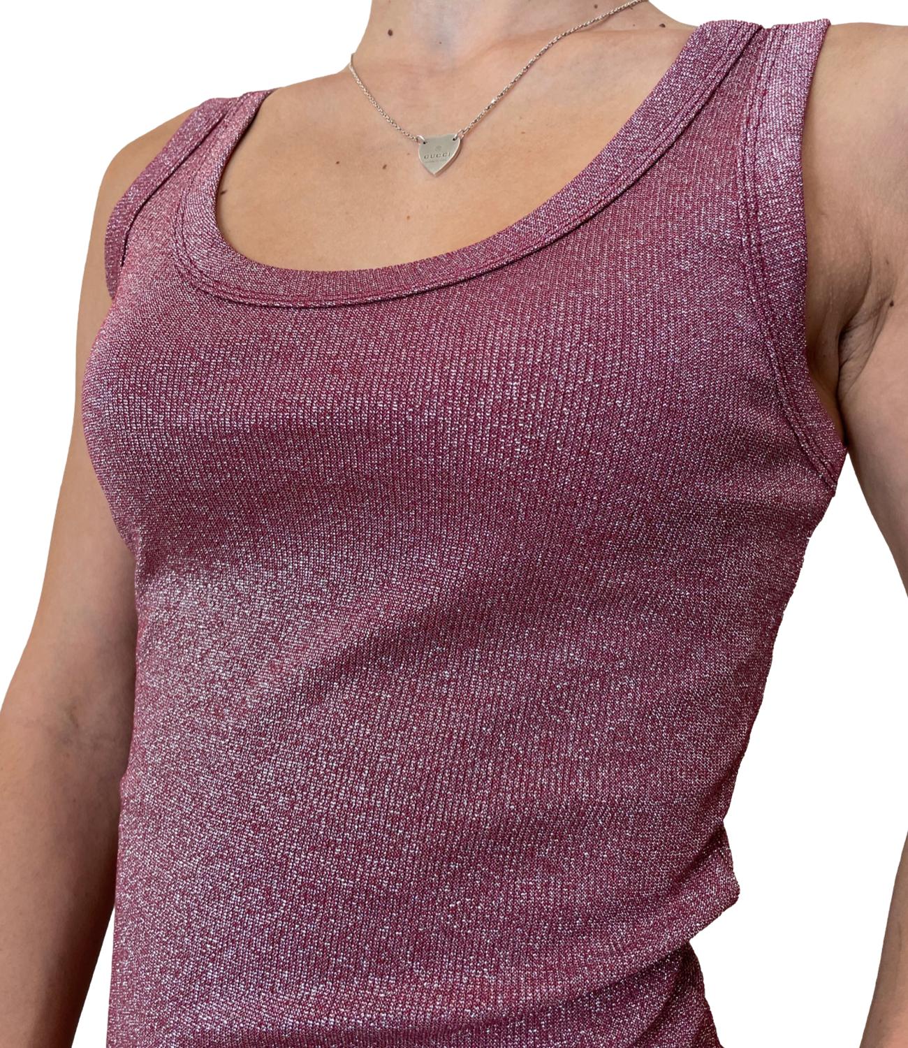 Vicolo Canotta Lurex Bordeaux Donna