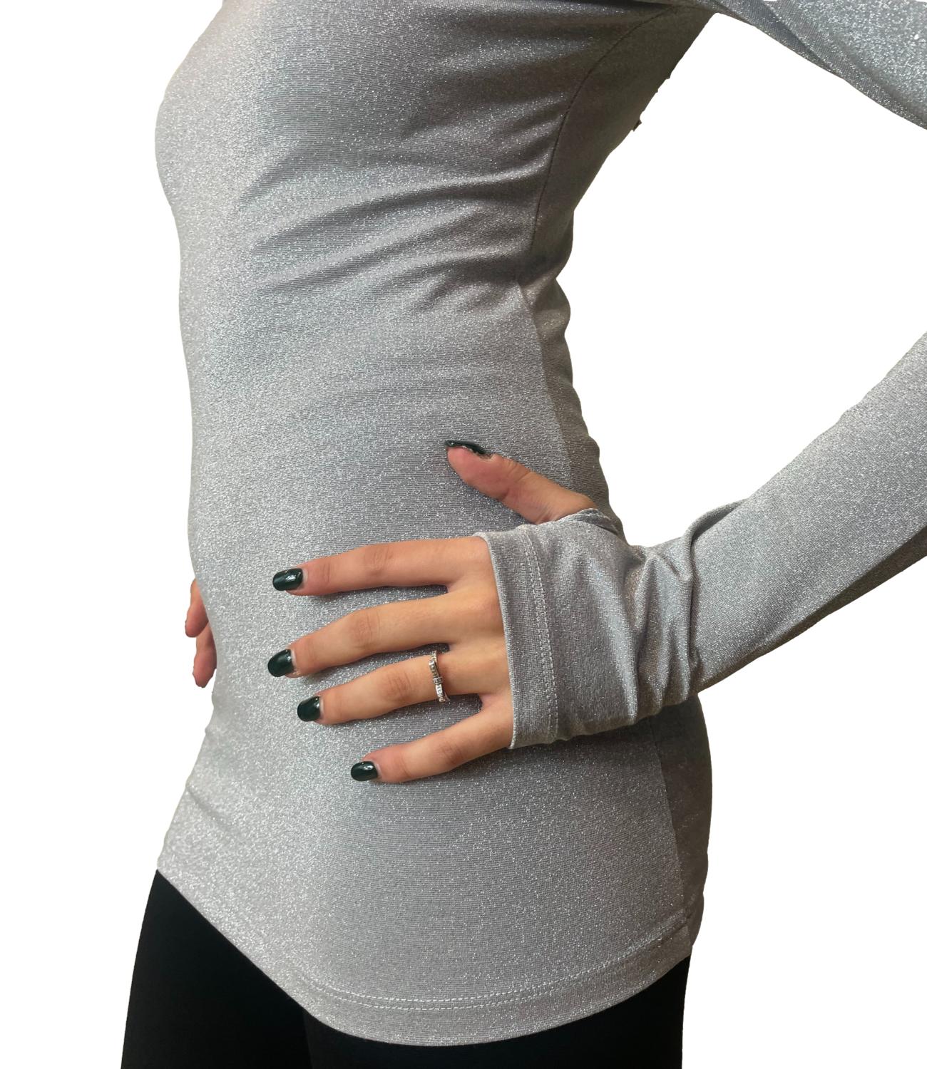 VICOLO maglia grigia donna