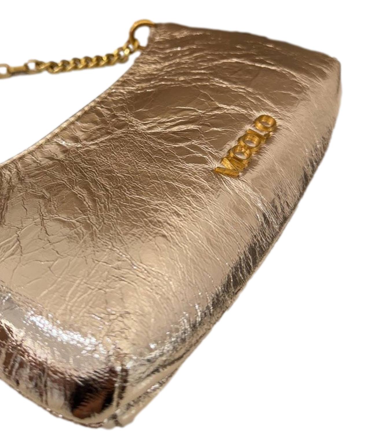 Vicolo Borsa Metallic Mirror Oro Donna