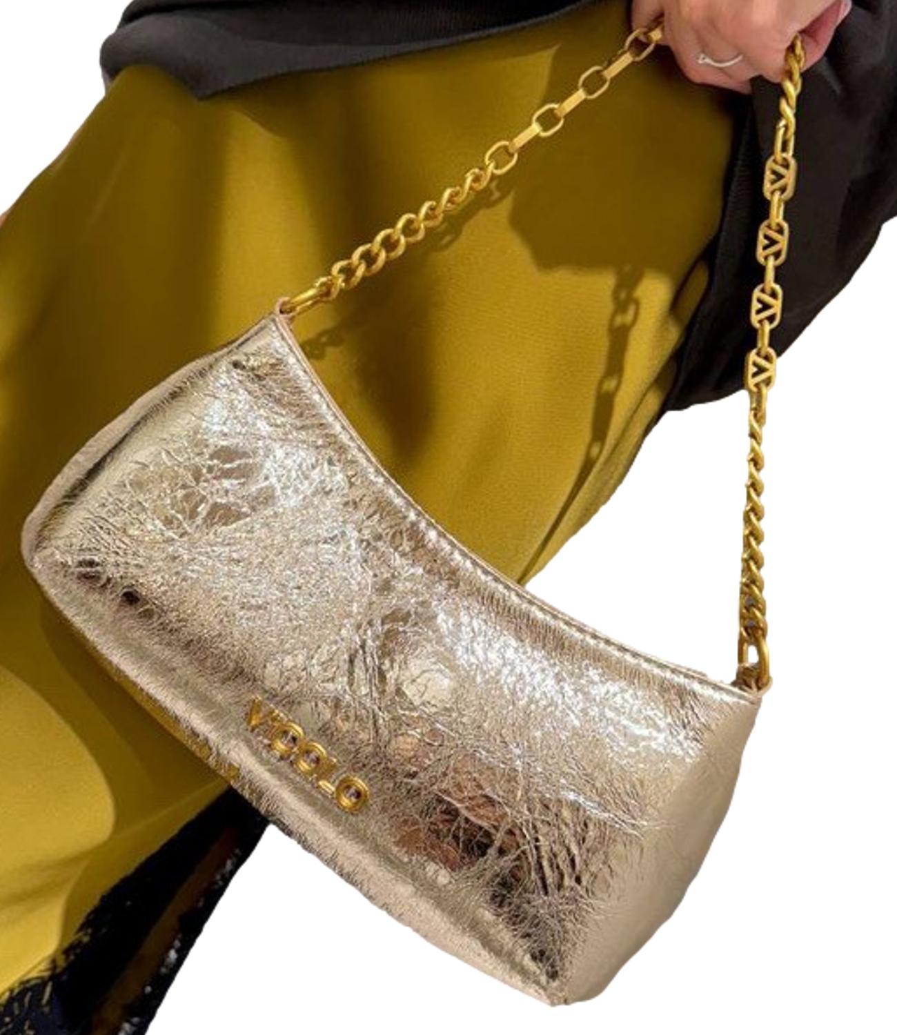 Vicolo Borsa Metallic Mirror Oro Donna
