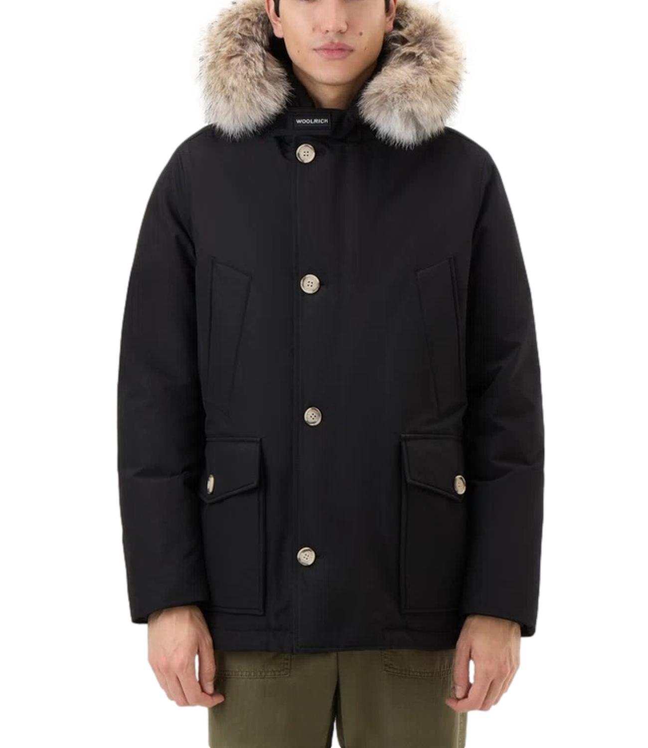 Giubbino ARCTIC DETACHABLE FUR ANORAK nero