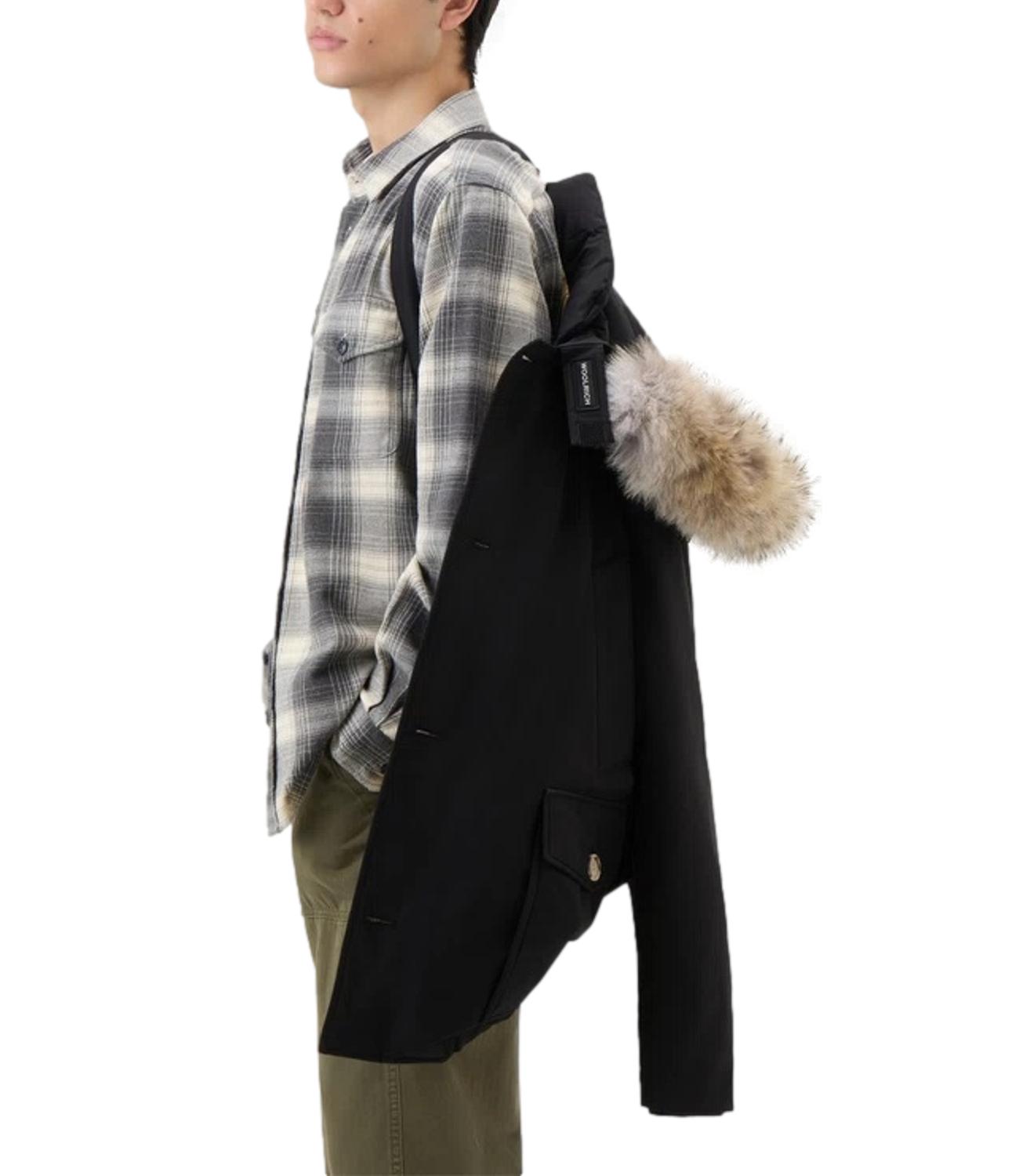 Giubbino ARCTIC DETACHABLE FUR ANORAK nero