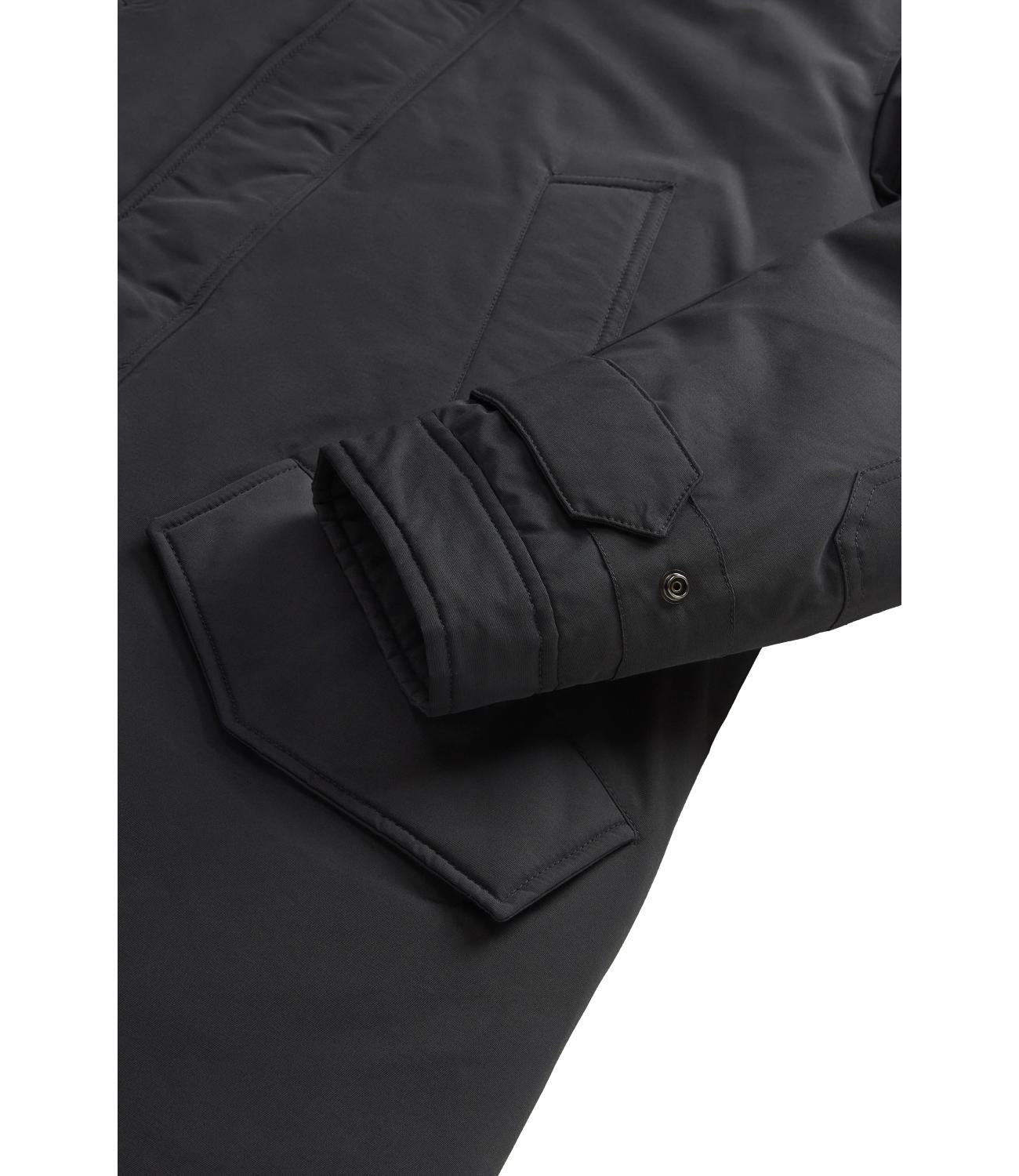 Giubbino POLAR HIGH COLLAR FUR PARKA nero