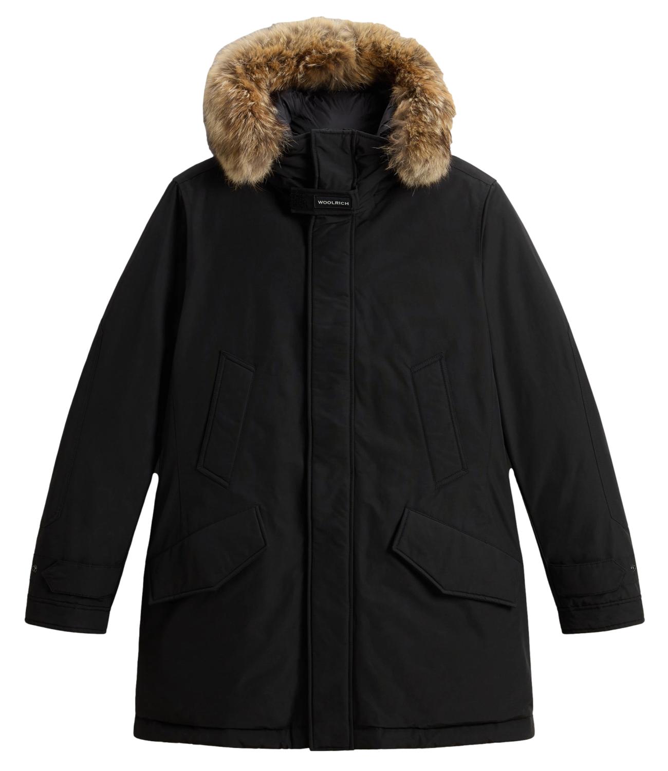 Giubbino POLAR HIGH COLLAR FUR PARKA nero