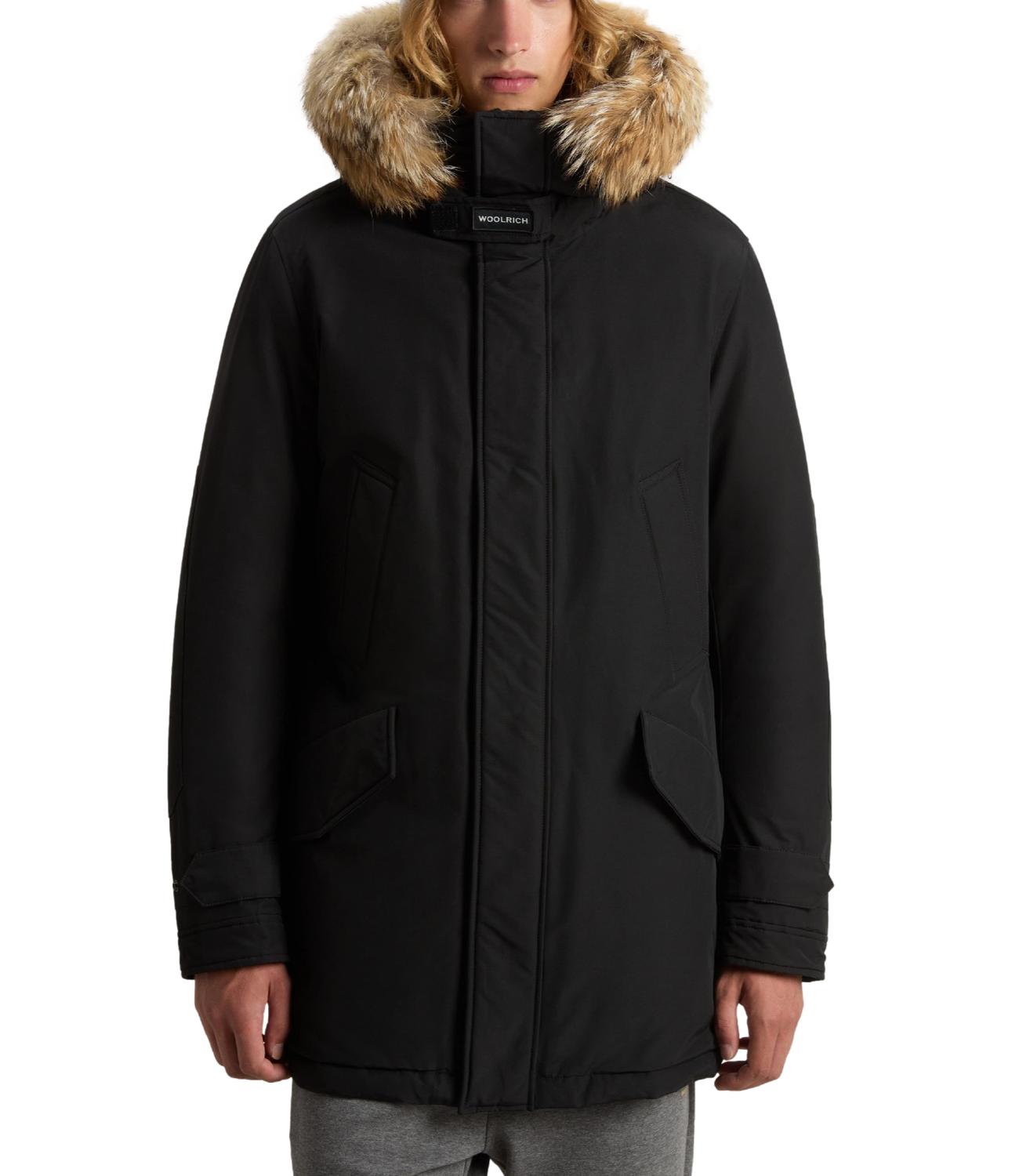 Giubbino POLAR HIGH COLLAR FUR PARKA nero