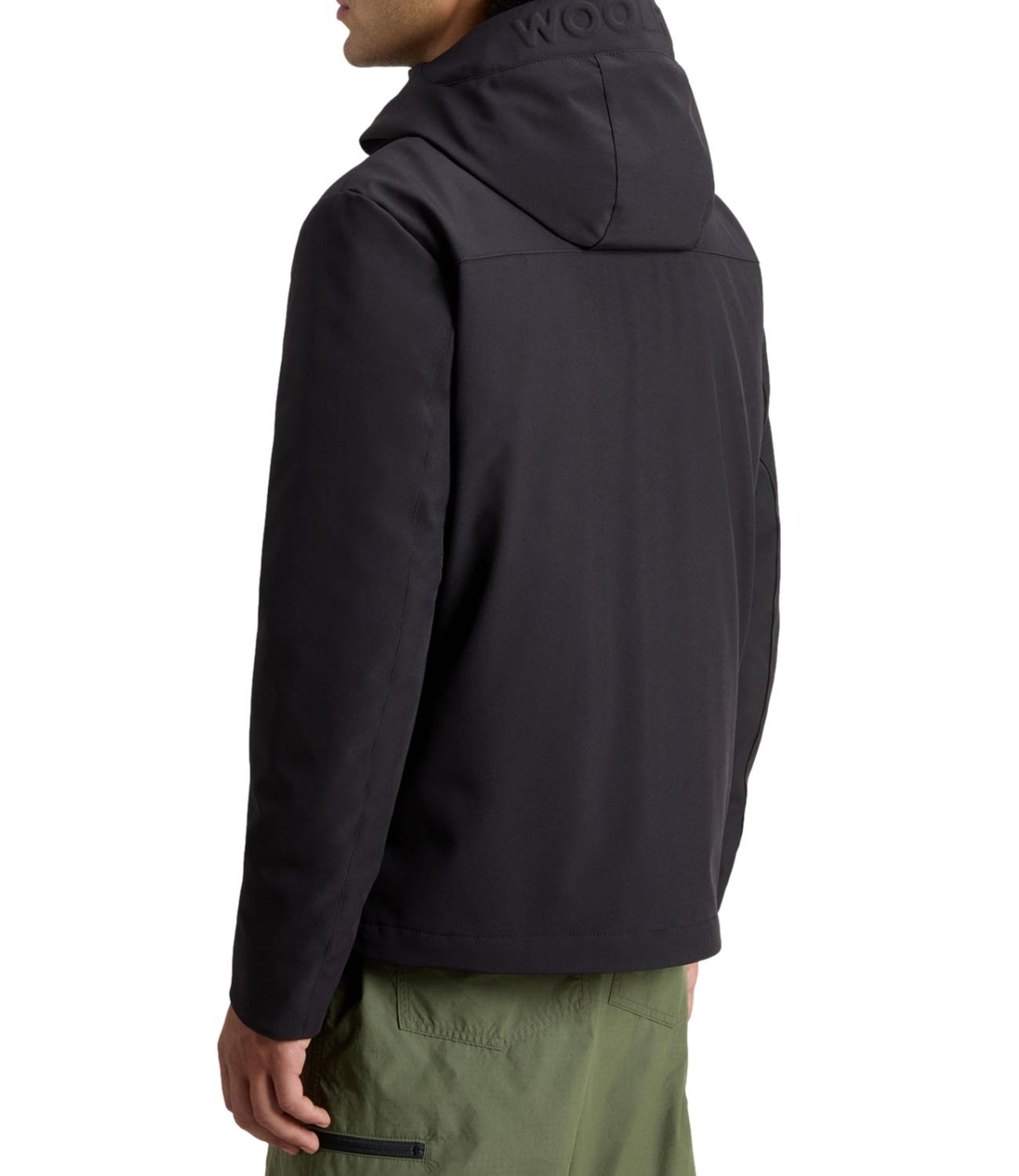 Woolrich giacca corta Uomo PACIFIC SOFT SHELL JACKET Nero