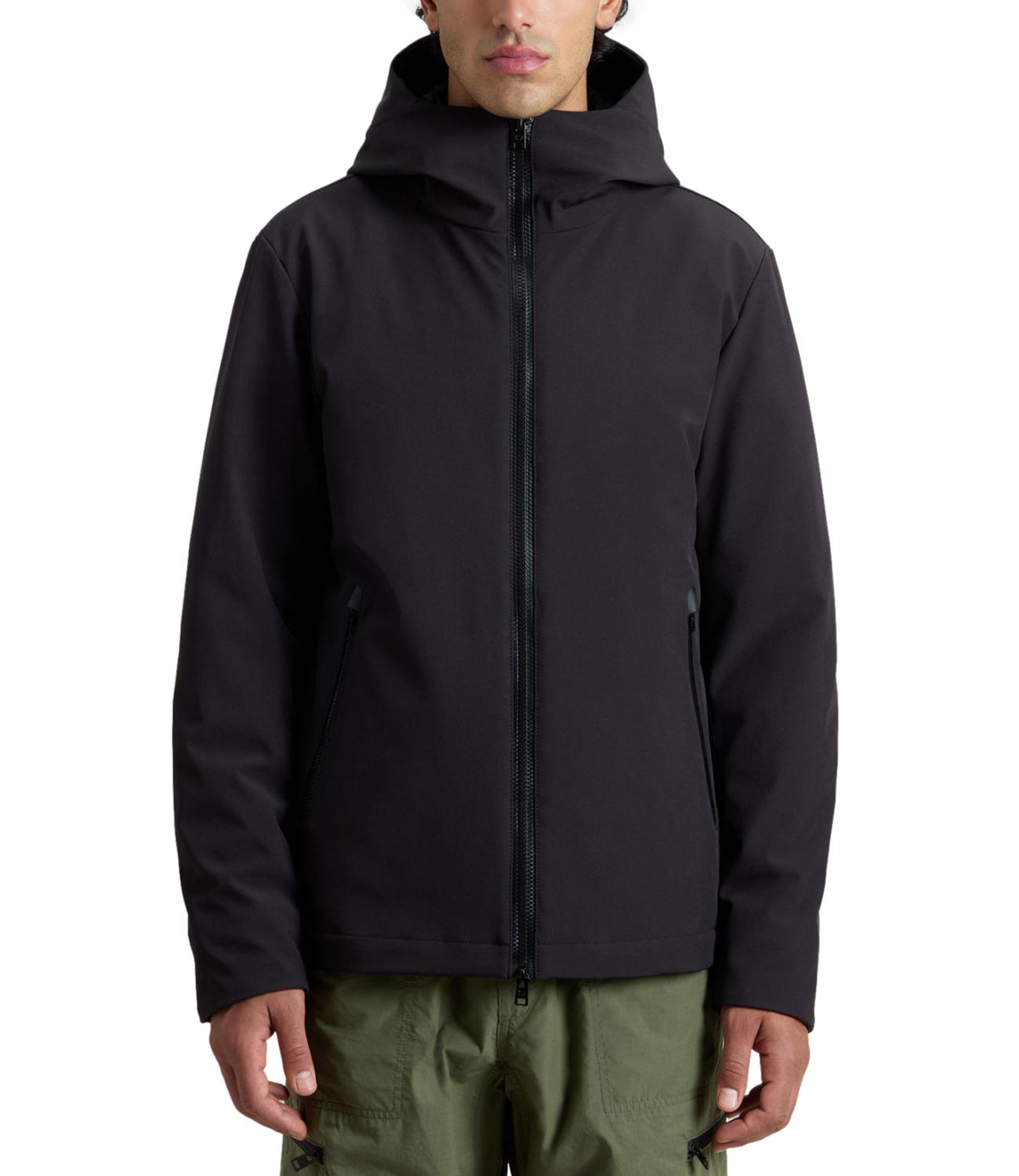 Woolrich giacca corta Uomo PACIFIC SOFT SHELL JACKET Nero