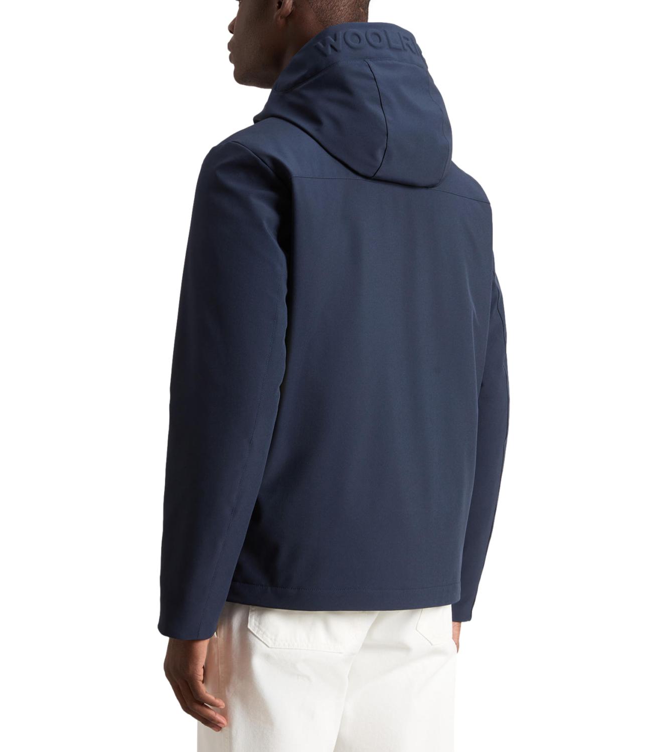 Woolrich giacca corta Uomo PACIFIC SOFT SHELL JACKET Blu