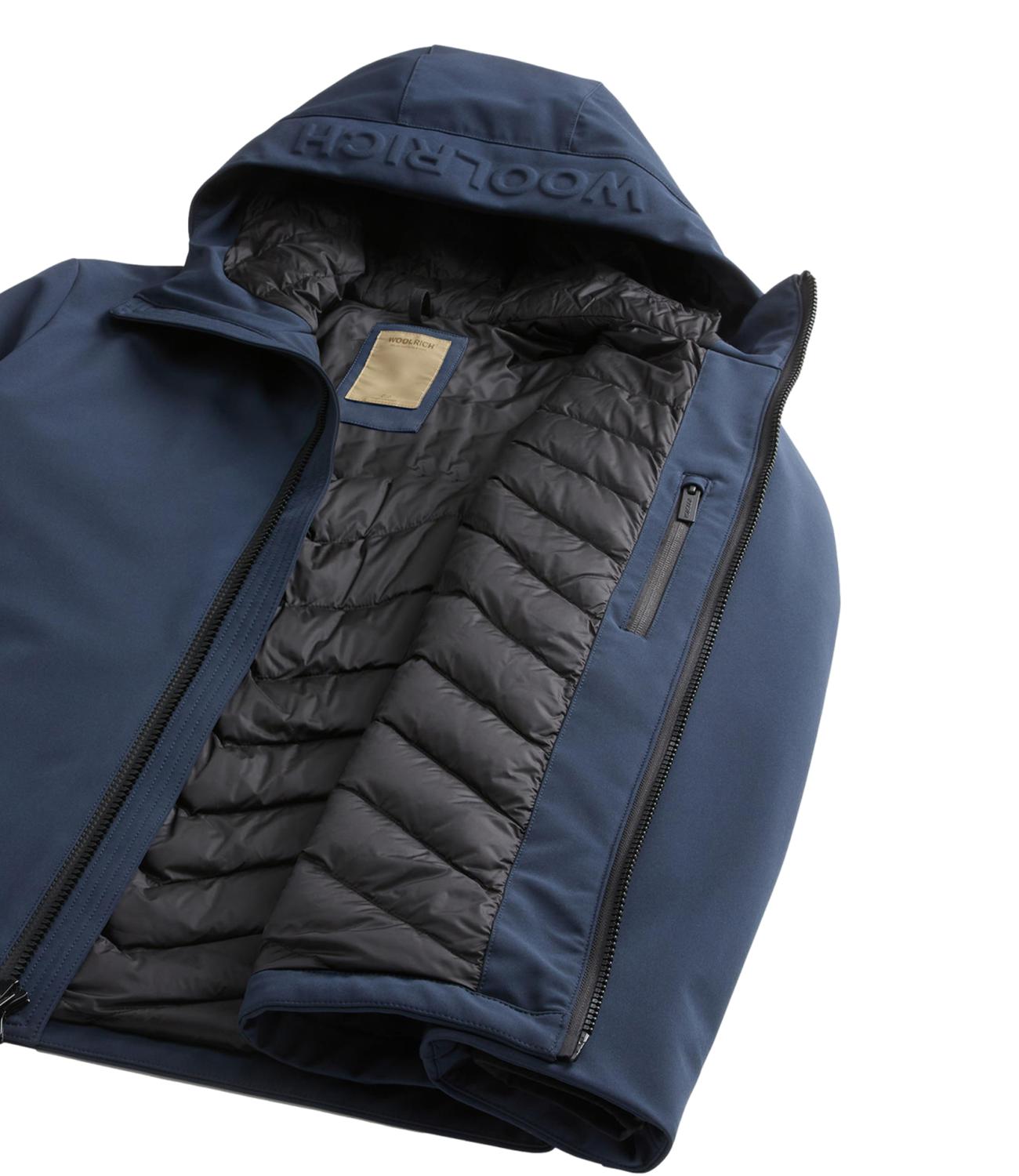 Woolrich giacca corta Uomo PACIFIC SOFT SHELL JACKET Blu