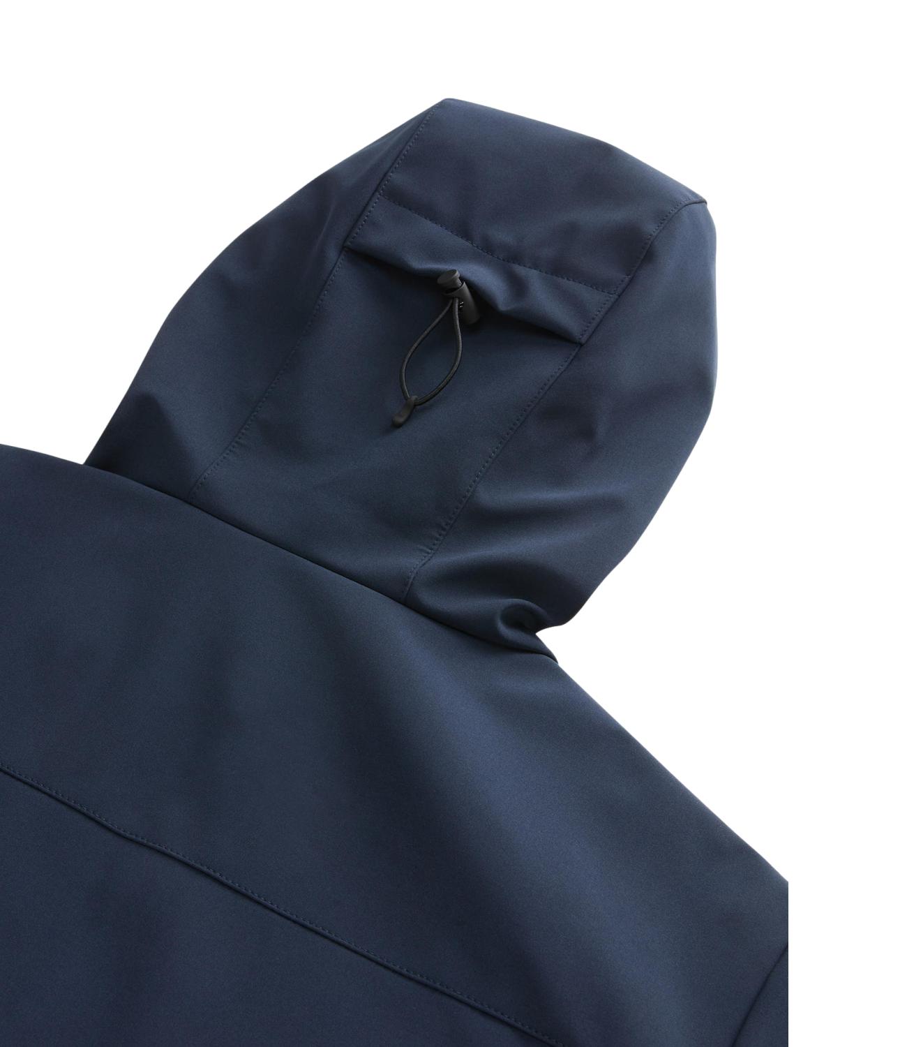 Woolrich giacca corta Uomo PACIFIC SOFT SHELL JACKET Blu