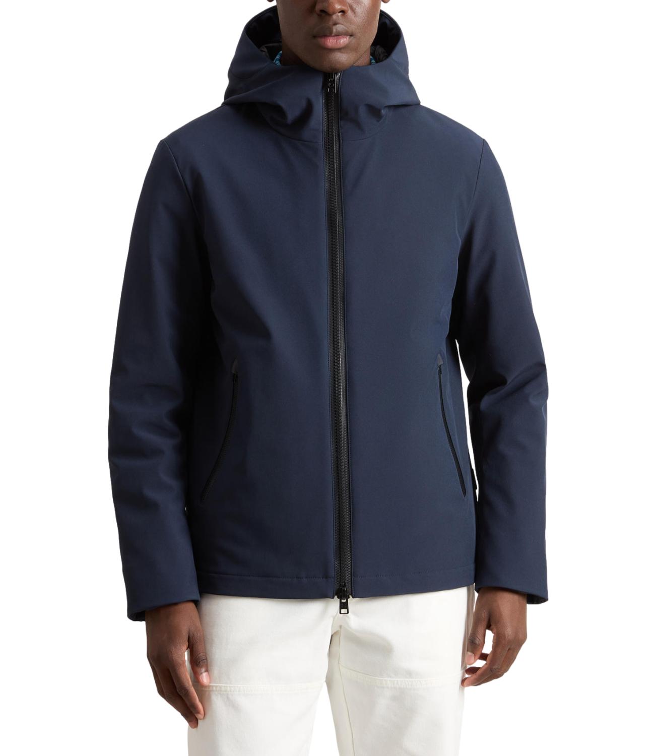 Woolrich giacca corta Uomo PACIFIC SOFT SHELL JACKET Blu